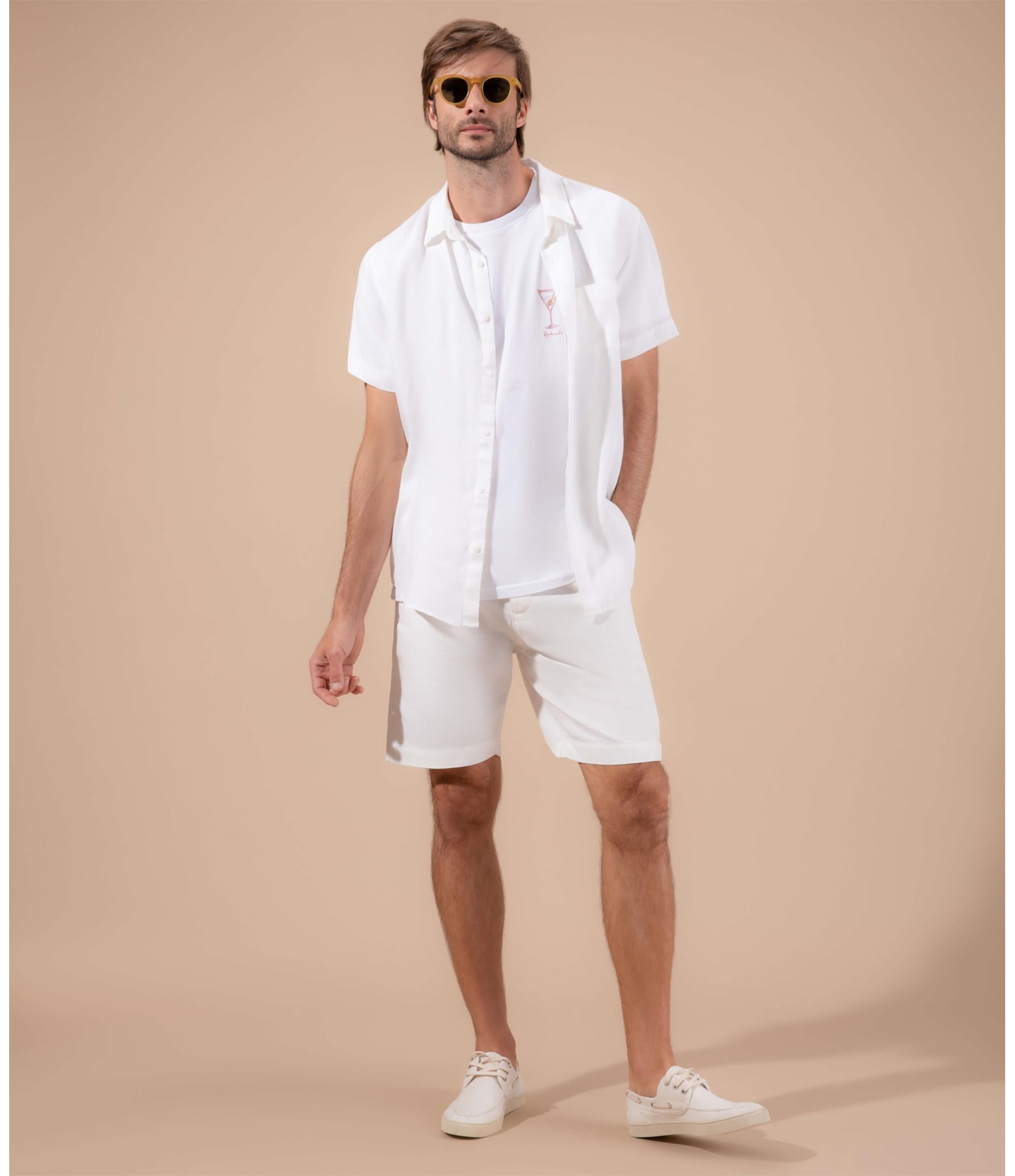 T-Shirt Mm Dry Martini Stone Branco