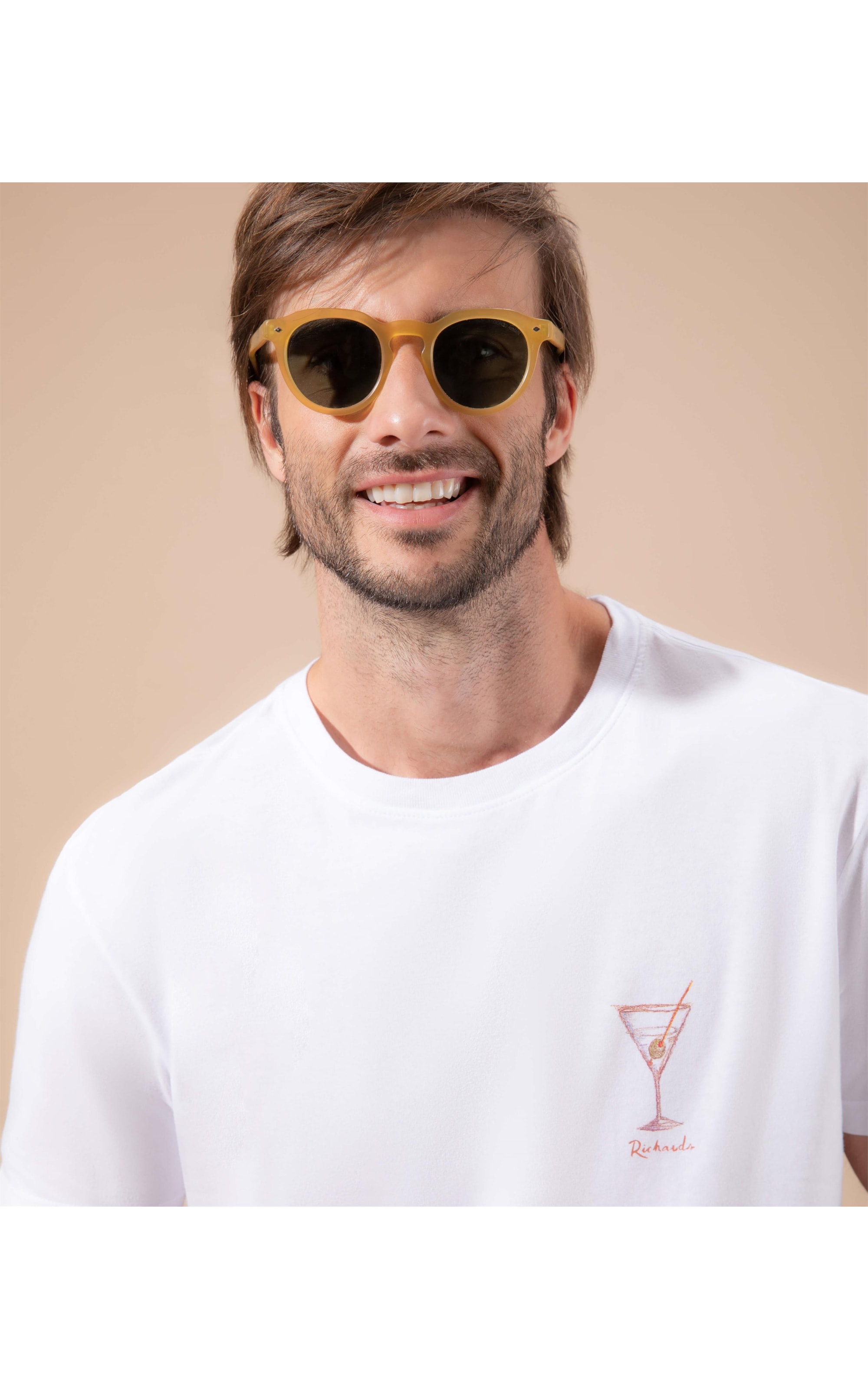 T-Shirt Mm Dry Martini Stone Branco