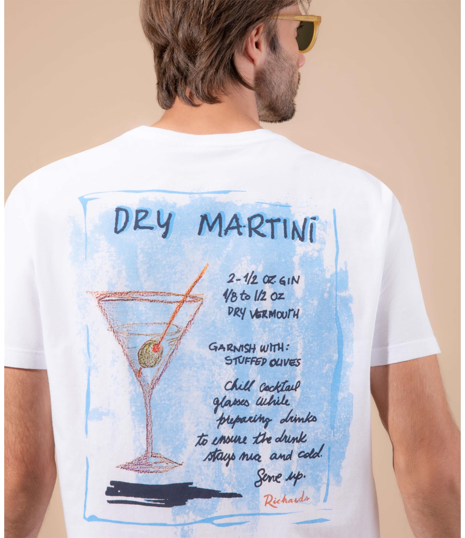 T-Shirt Mm Dry Martini Stone Branco