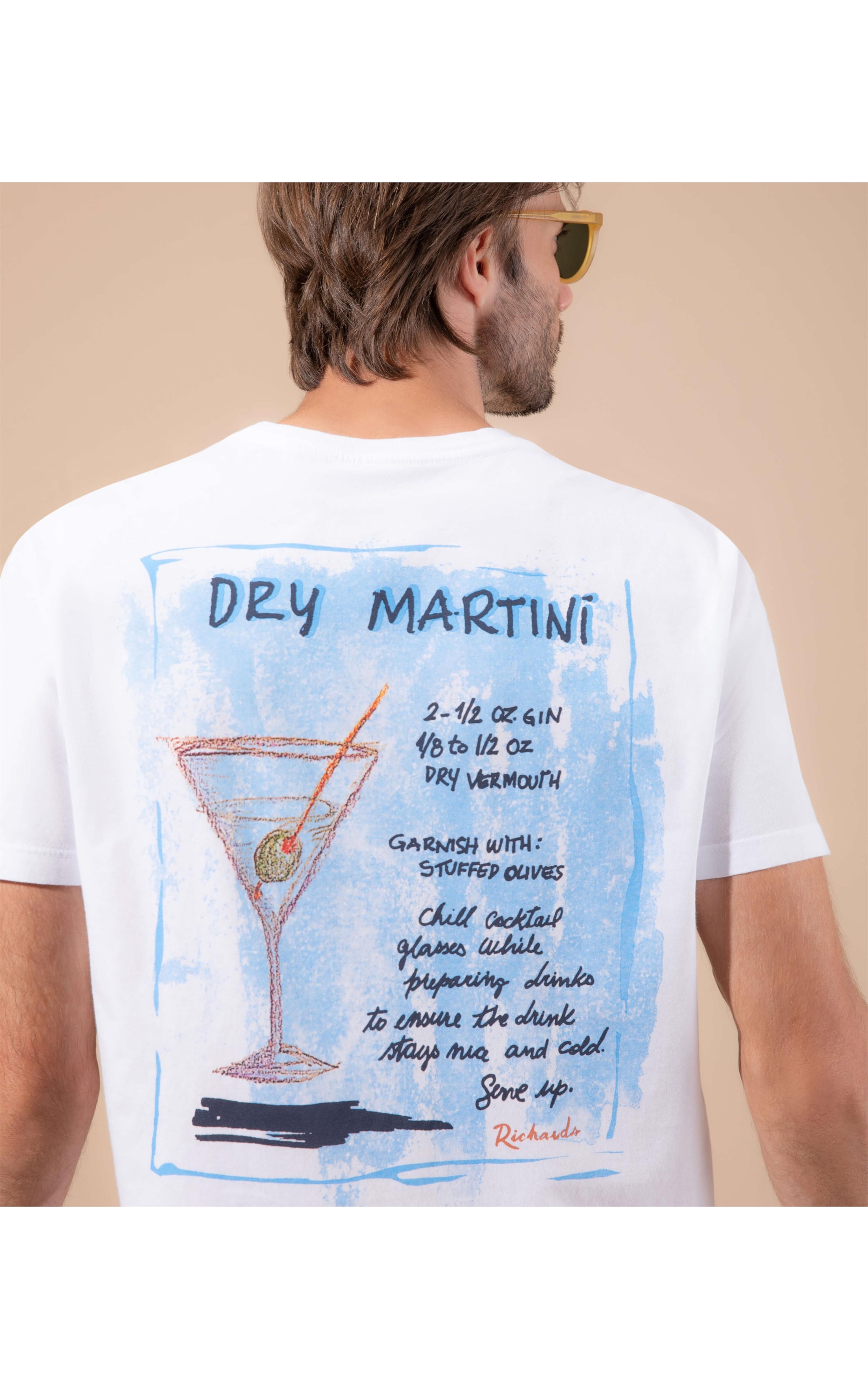 T-Shirt Mm Dry Martini Stone Branco