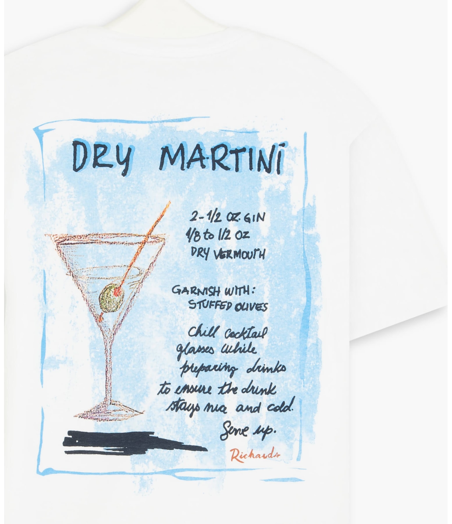 T-Shirt Mm Dry Martini Stone Branco