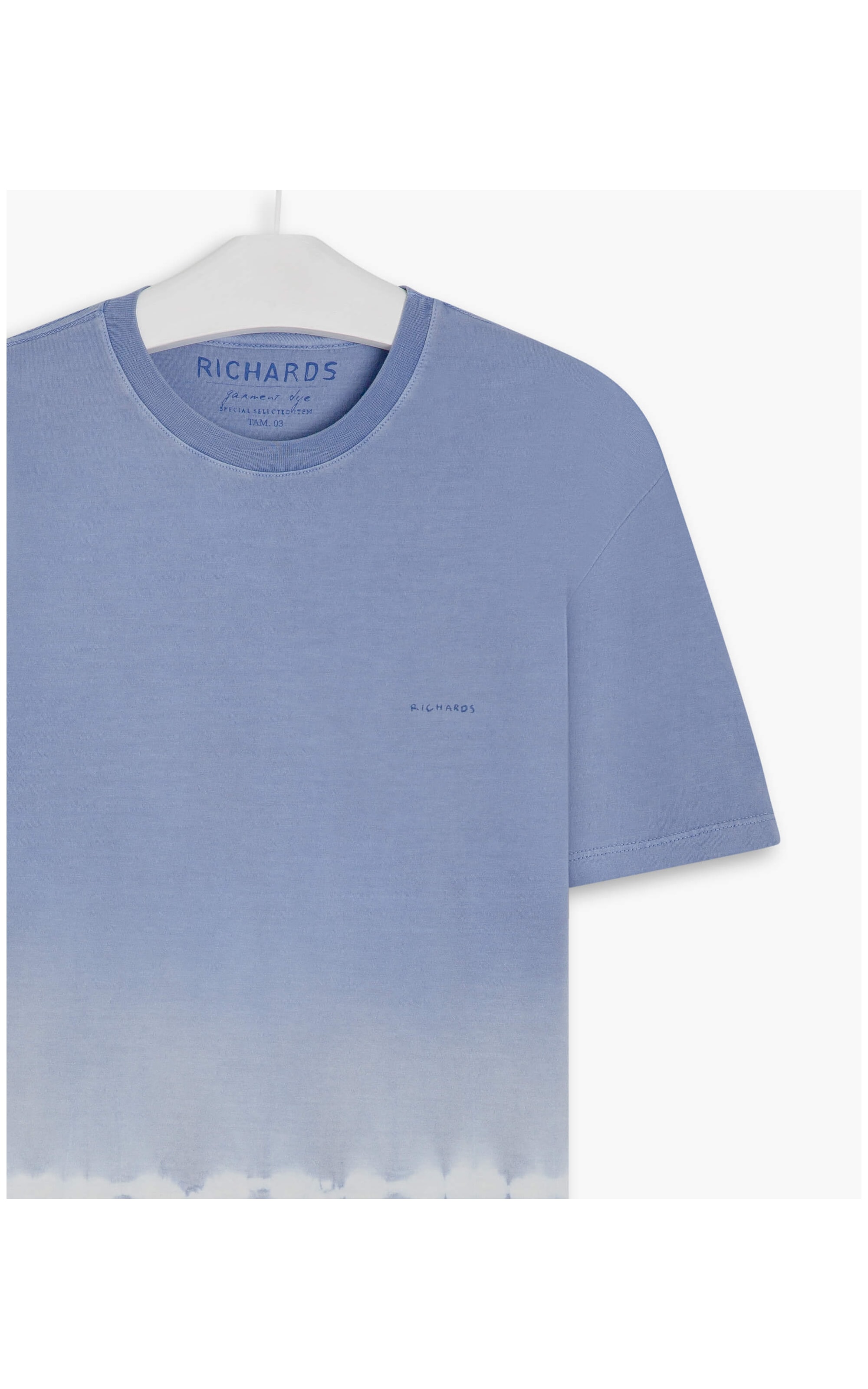 T-Shirt Mm Dye Lines Azul Claro