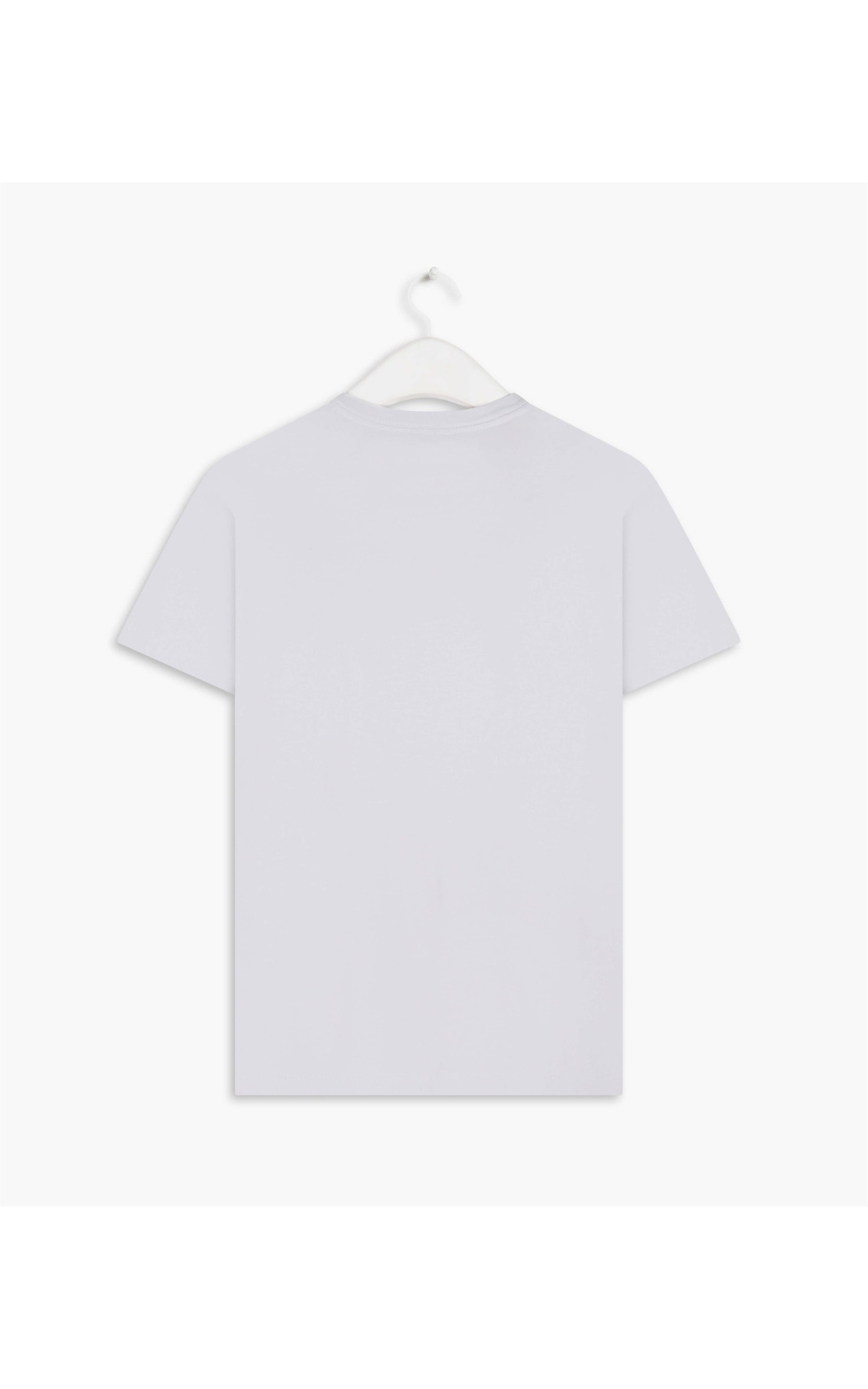 T-Shirt Mm Fabric Bye Basic Branco
