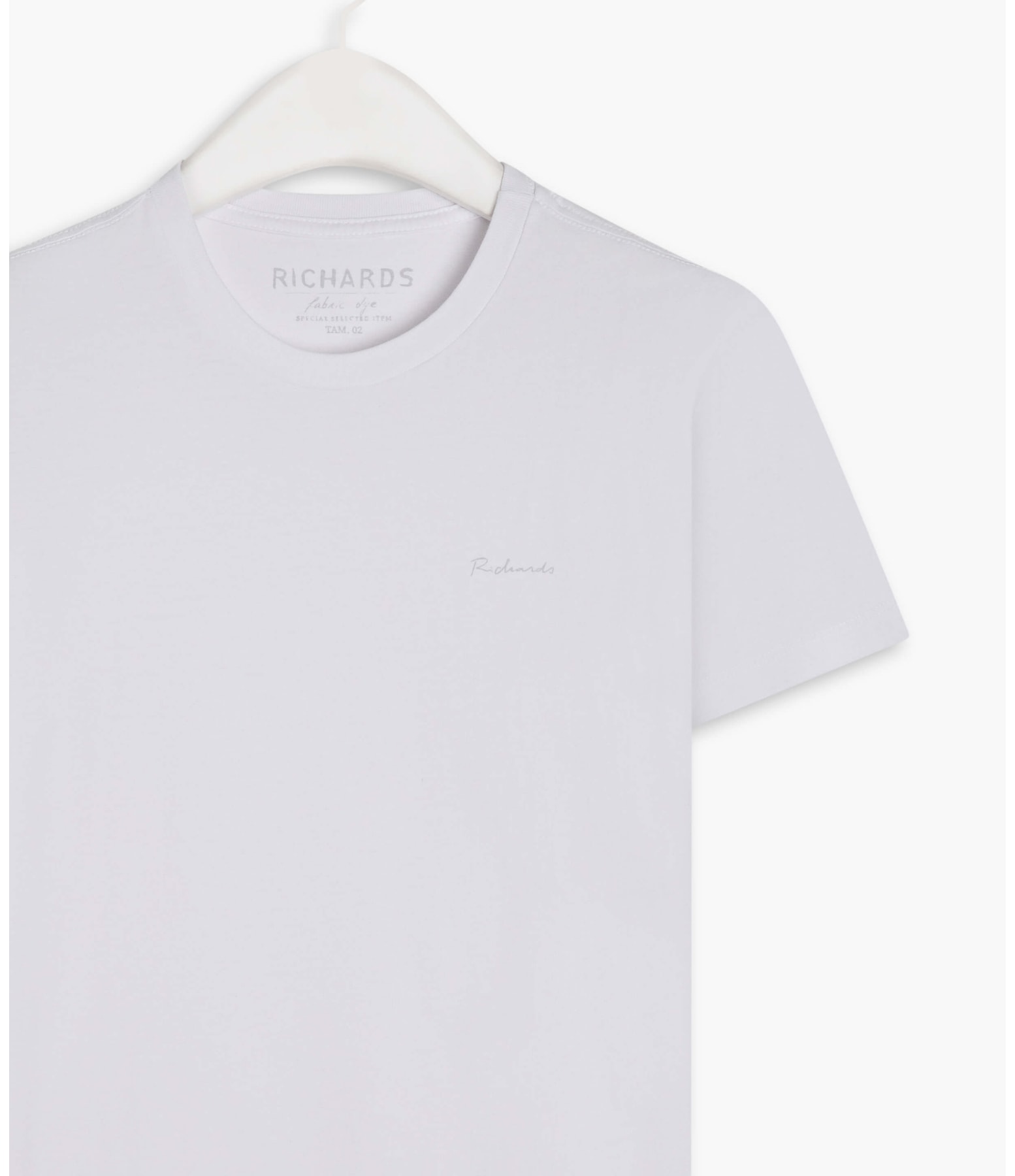 T-Shirt Mm Fabric Bye Basic Branco
