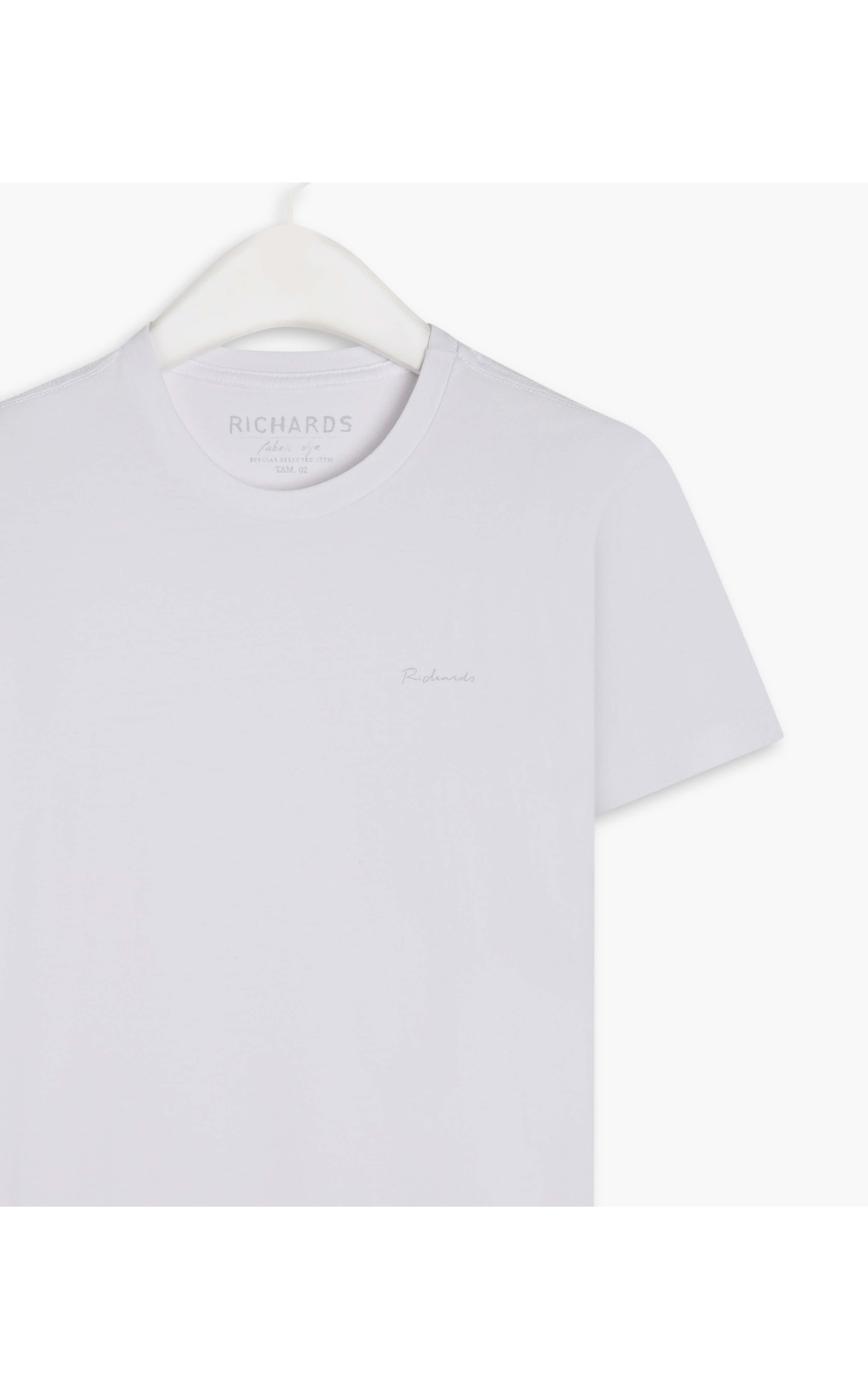 T-Shirt Mm Fabric Bye Basic Branco