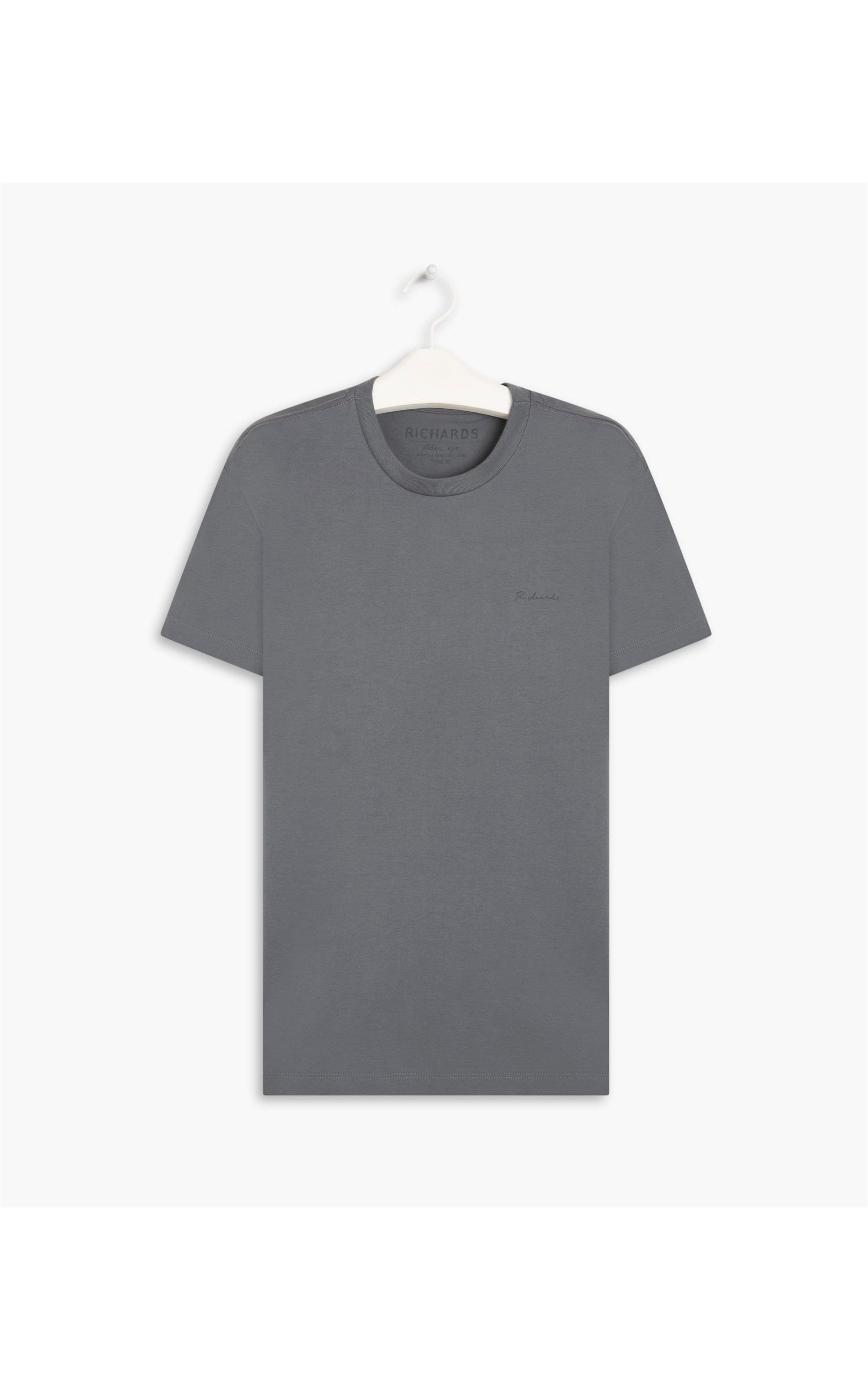 T-Shirt Mm Fabric Bye Basic Chumbo