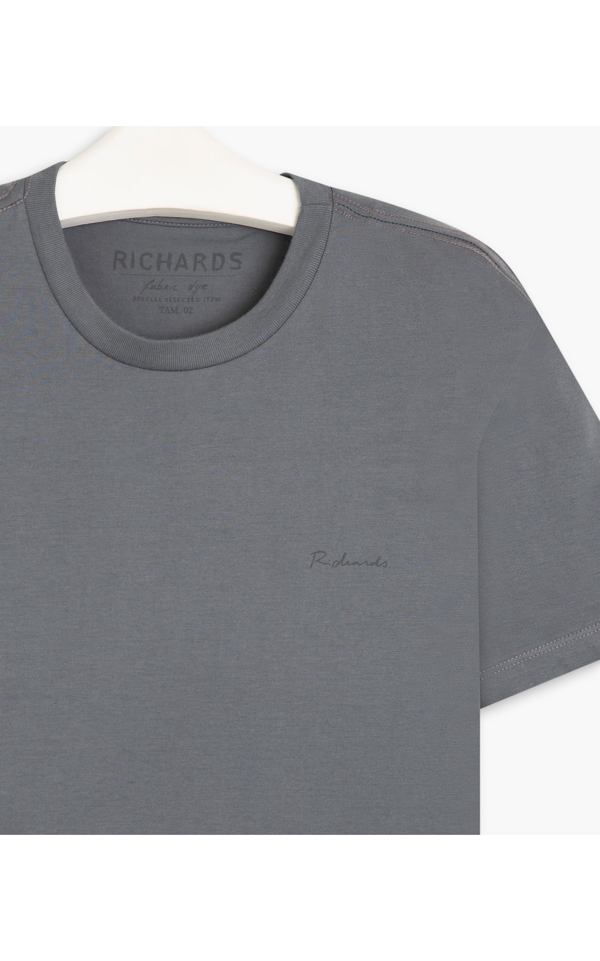 T-Shirt Mm Fabric Bye Basic Chumbo