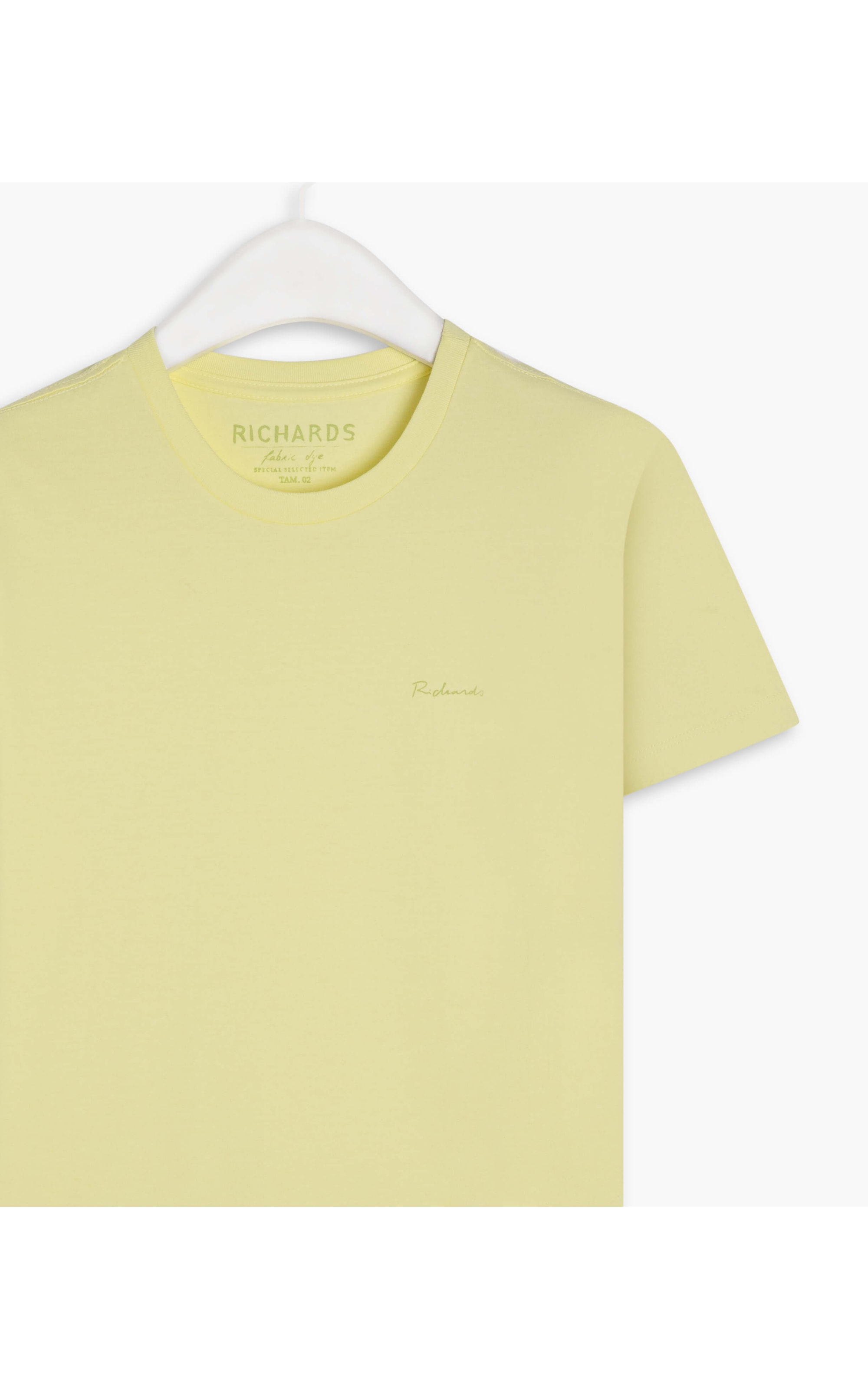 T-Shirt Mm Fabric Bye Basic Lemon
