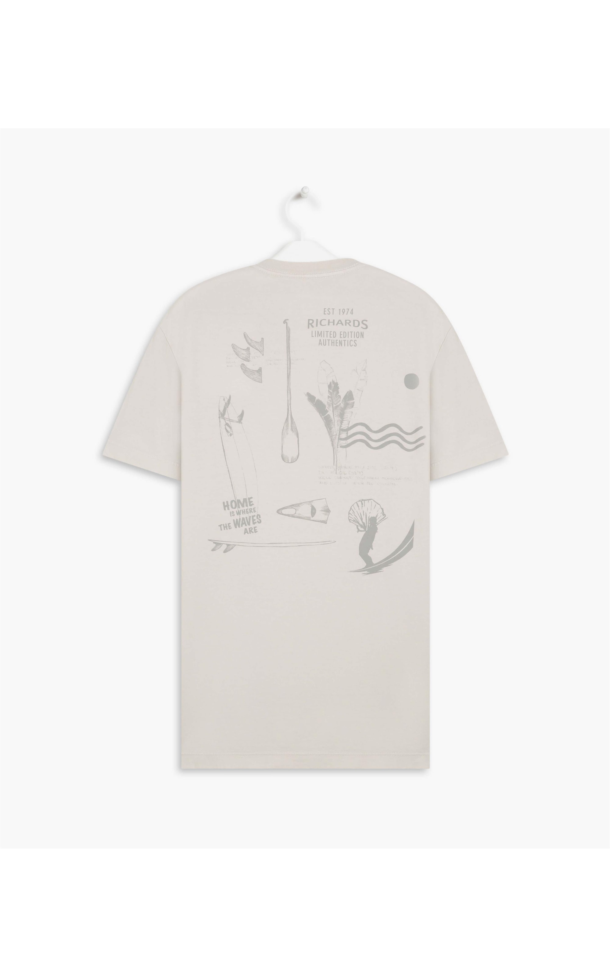 T-Shirt Mm Famous Waves Areia