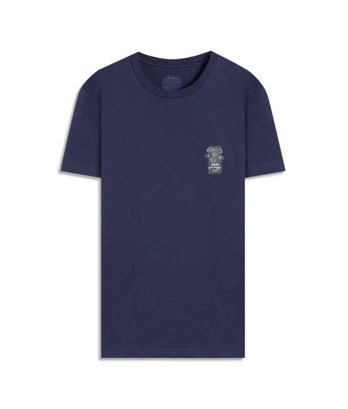 T-Shirt Mm Fd Fromaggi Peito Dark Navy