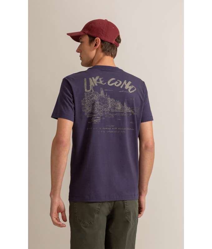 T-Shirt Mm Fd Lake Como Cta Purple Blue
