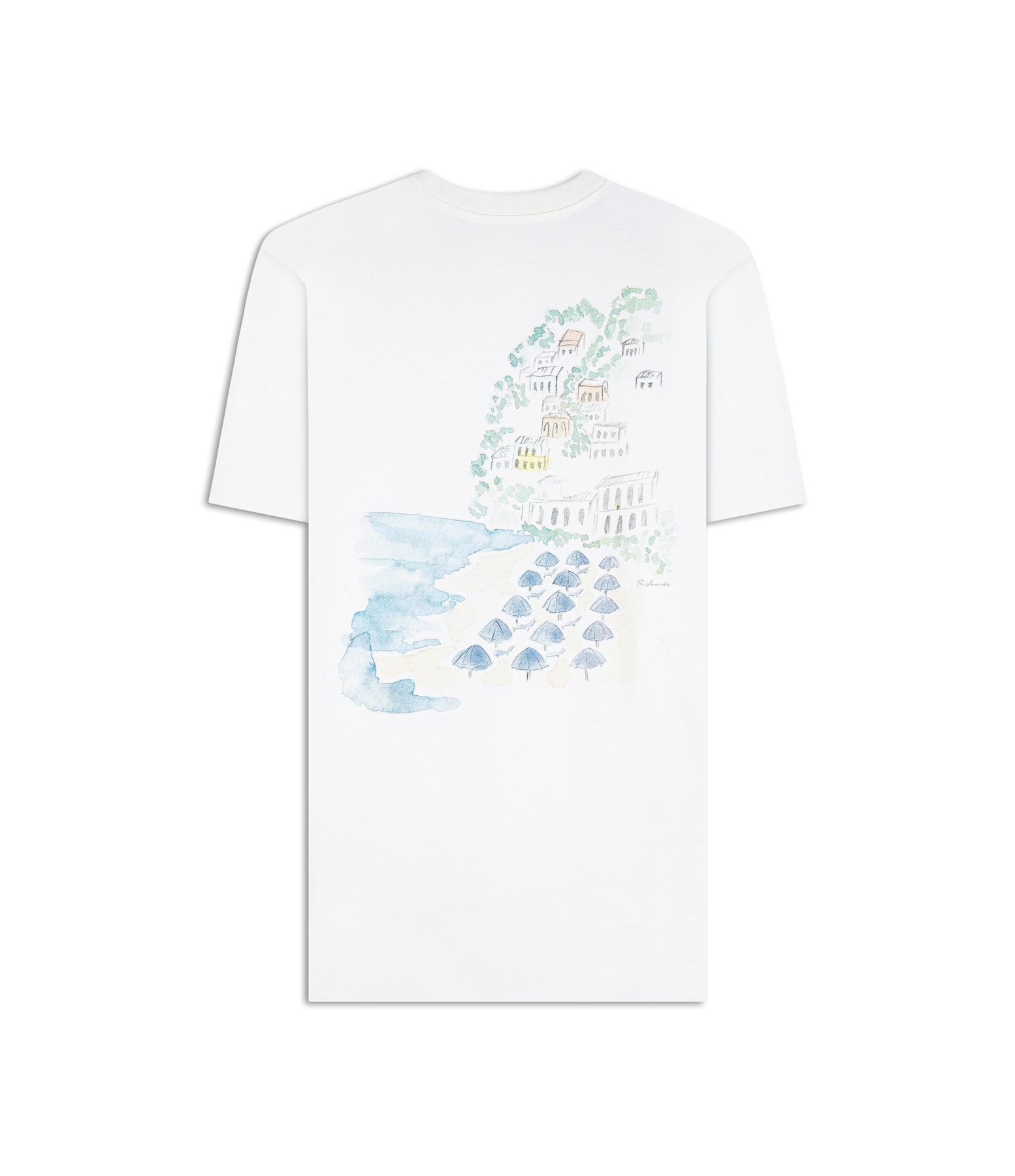 T-Shirt Mm Fd Petit Plage Cta Off White