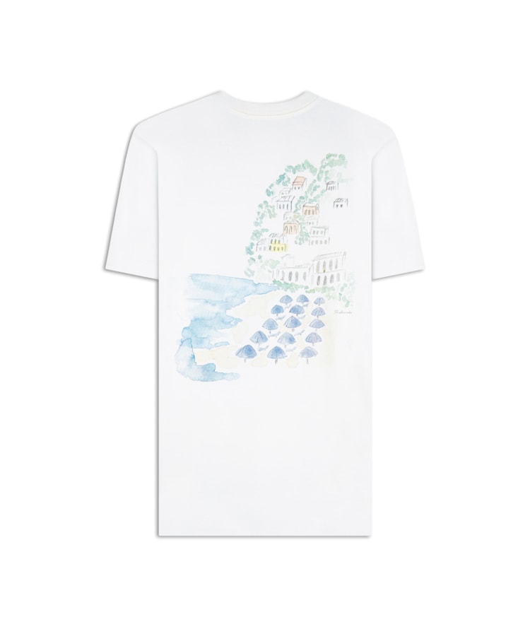 T-Shirt Mm Fd Petit Plage Cta Off White