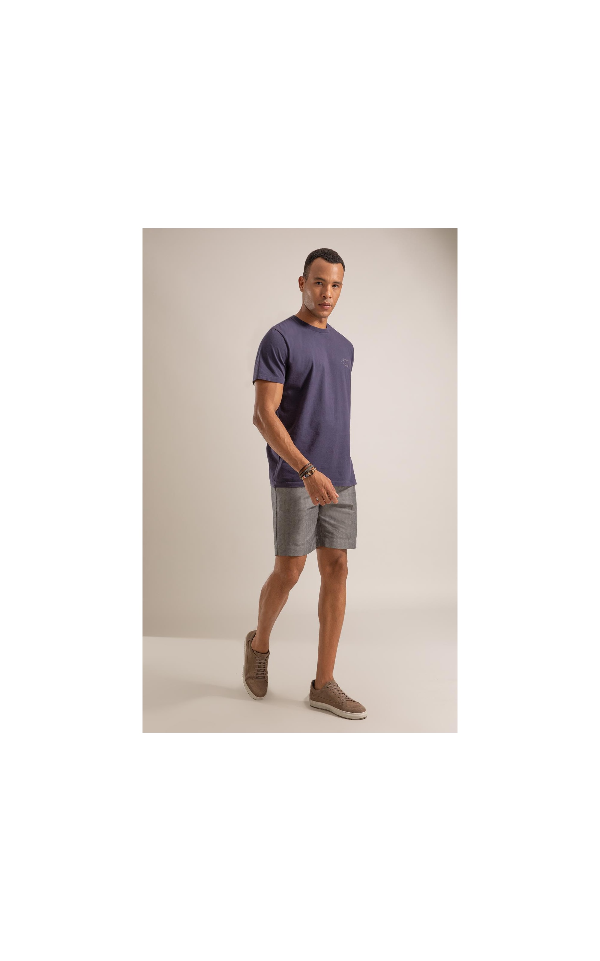 T-Shirt Mm Fd Sicilia Peito Purple Blue