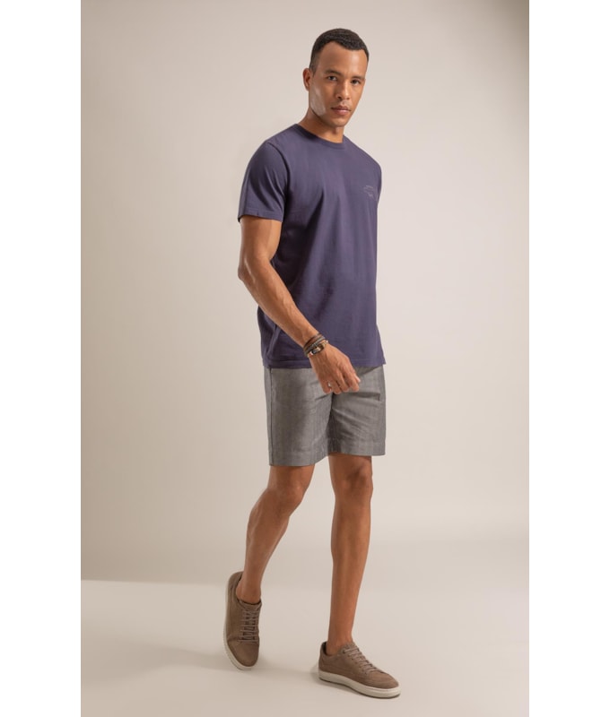 T-Shirt Mm Fd Sicilia Peito Purple Blue