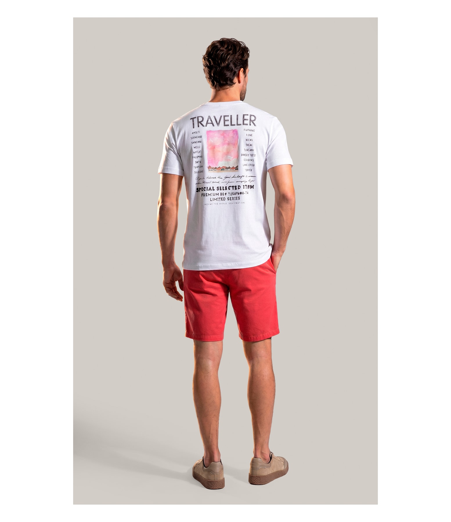 T-Shirt Mm Fd Traveller Costas Branco