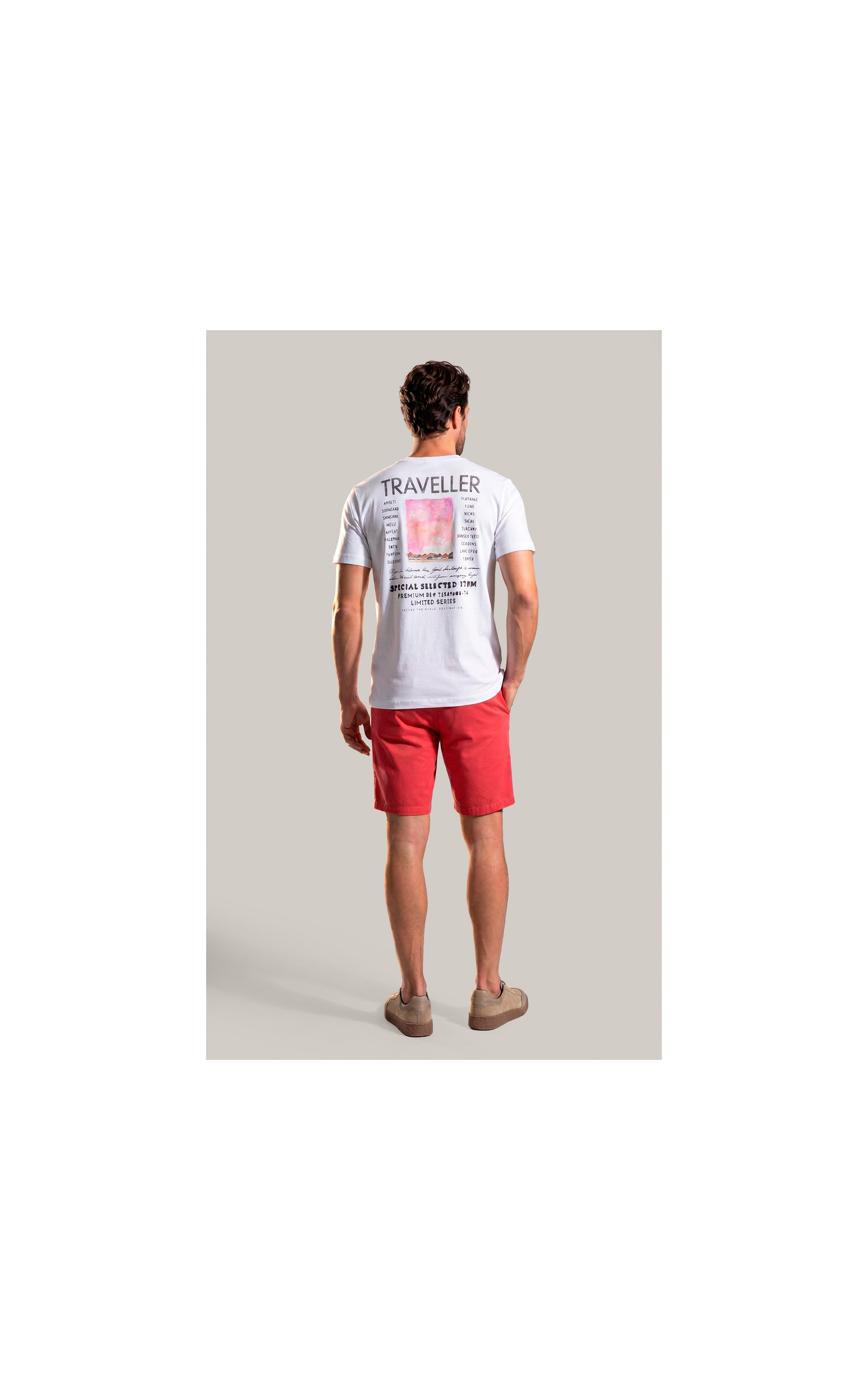 T-Shirt Mm Fd Traveller Costas Branco