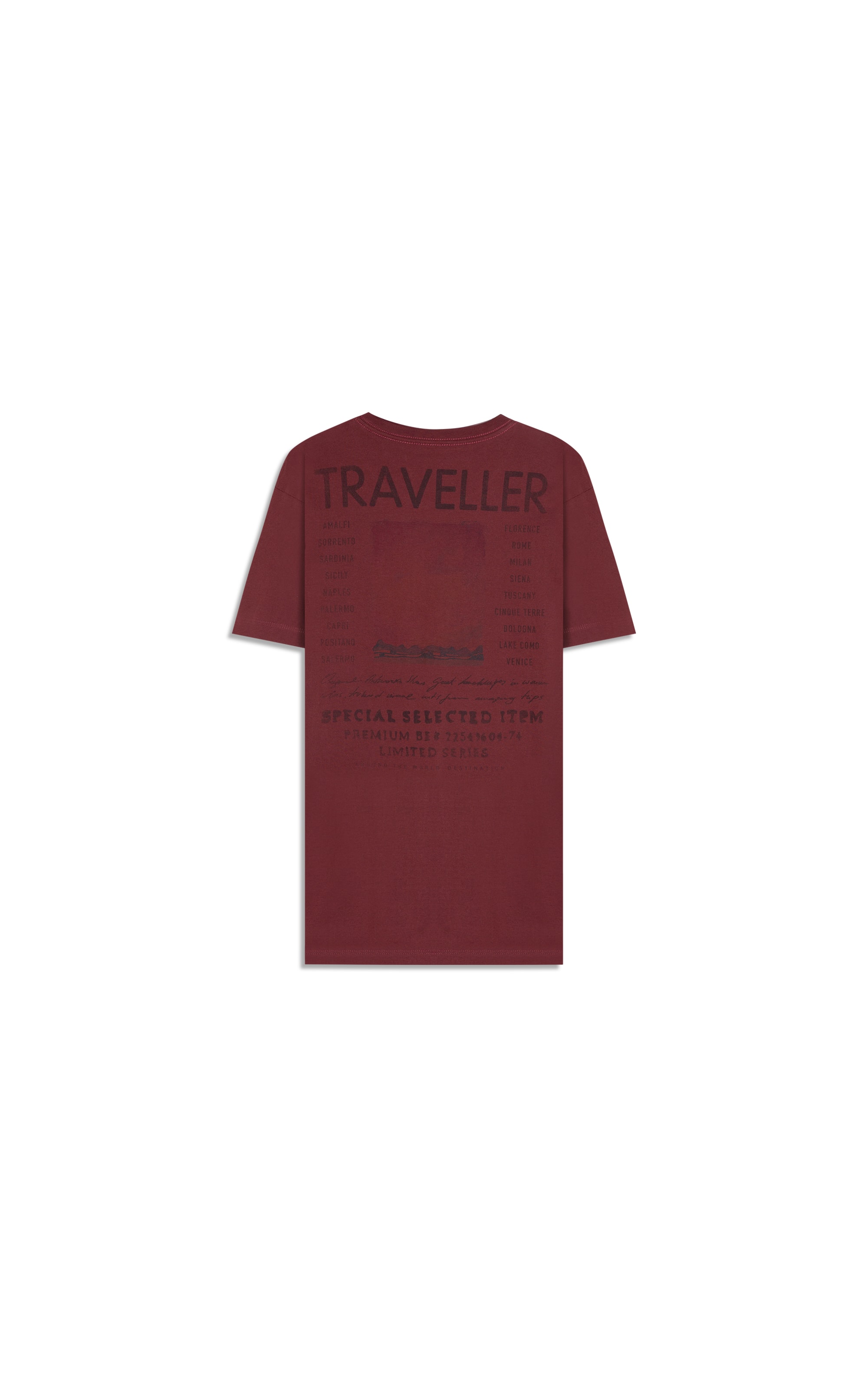 T-Shirt Mm Fd Traveller Costas Vinho