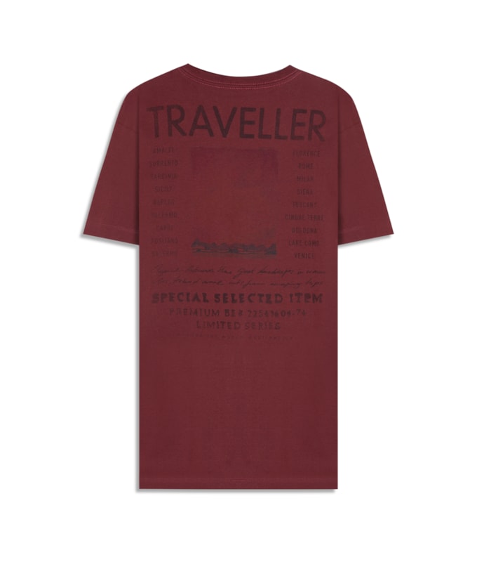 T-Shirt Mm Fd Traveller Costas Vinho