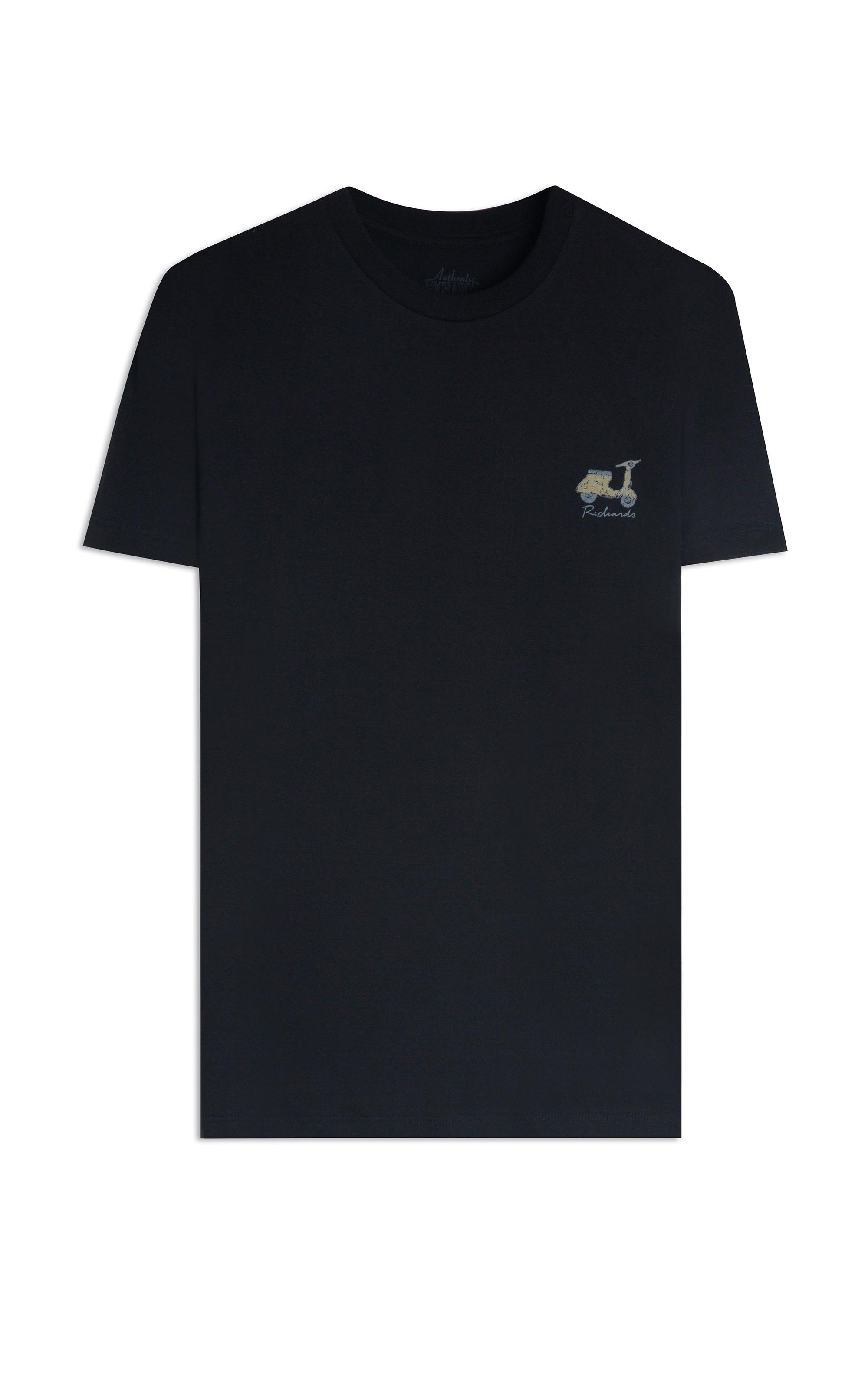 T-Shirt Mm Fd Vespa Peito Preto