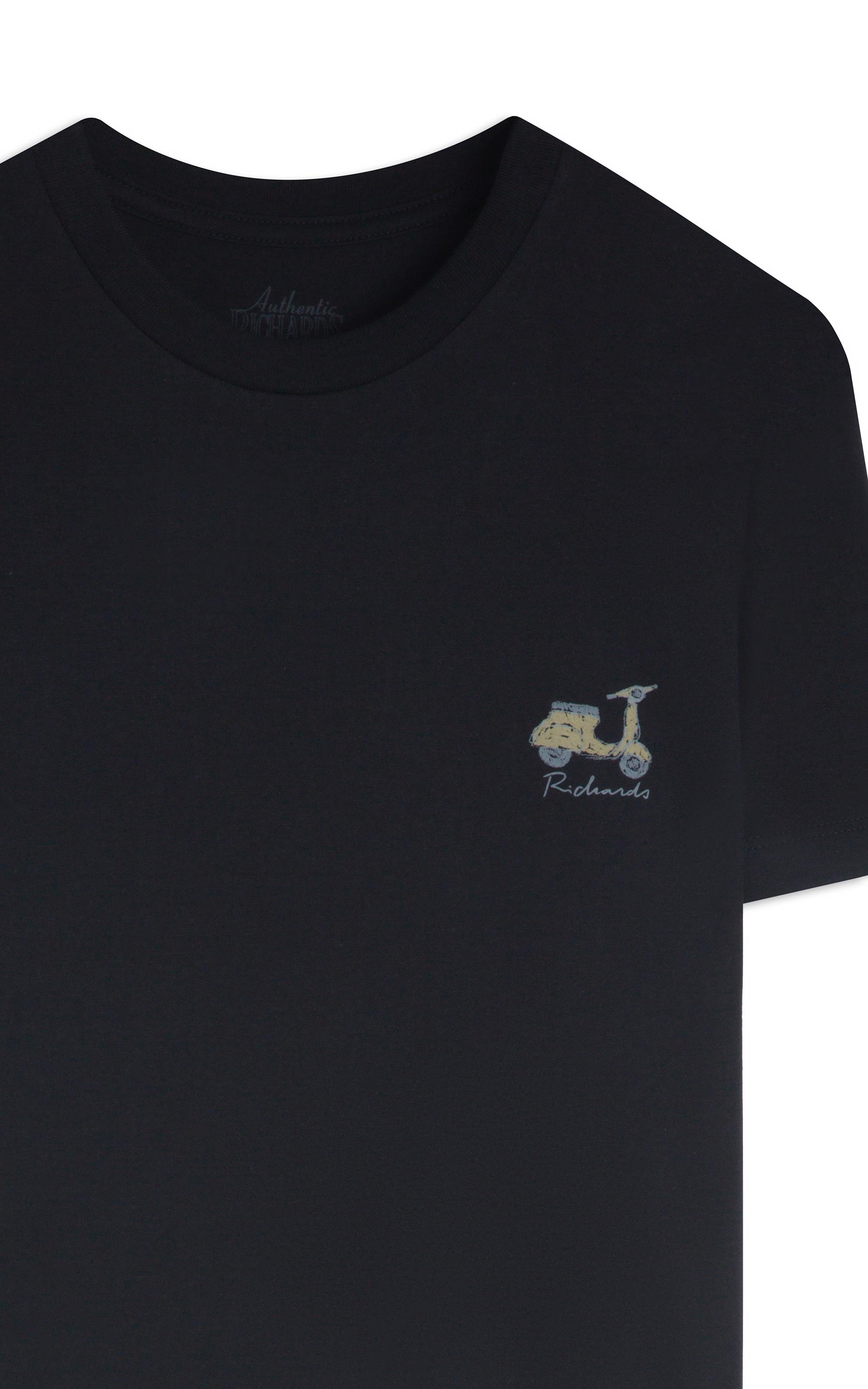 T-Shirt Mm Fd Vespa Peito Preto