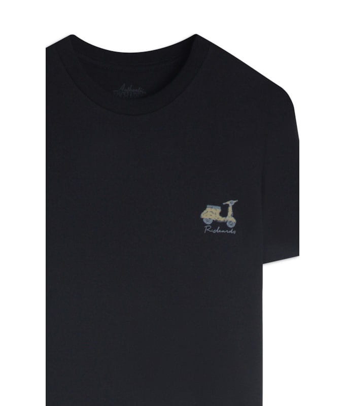 T-Shirt Mm Fd Vespa Peito Preto