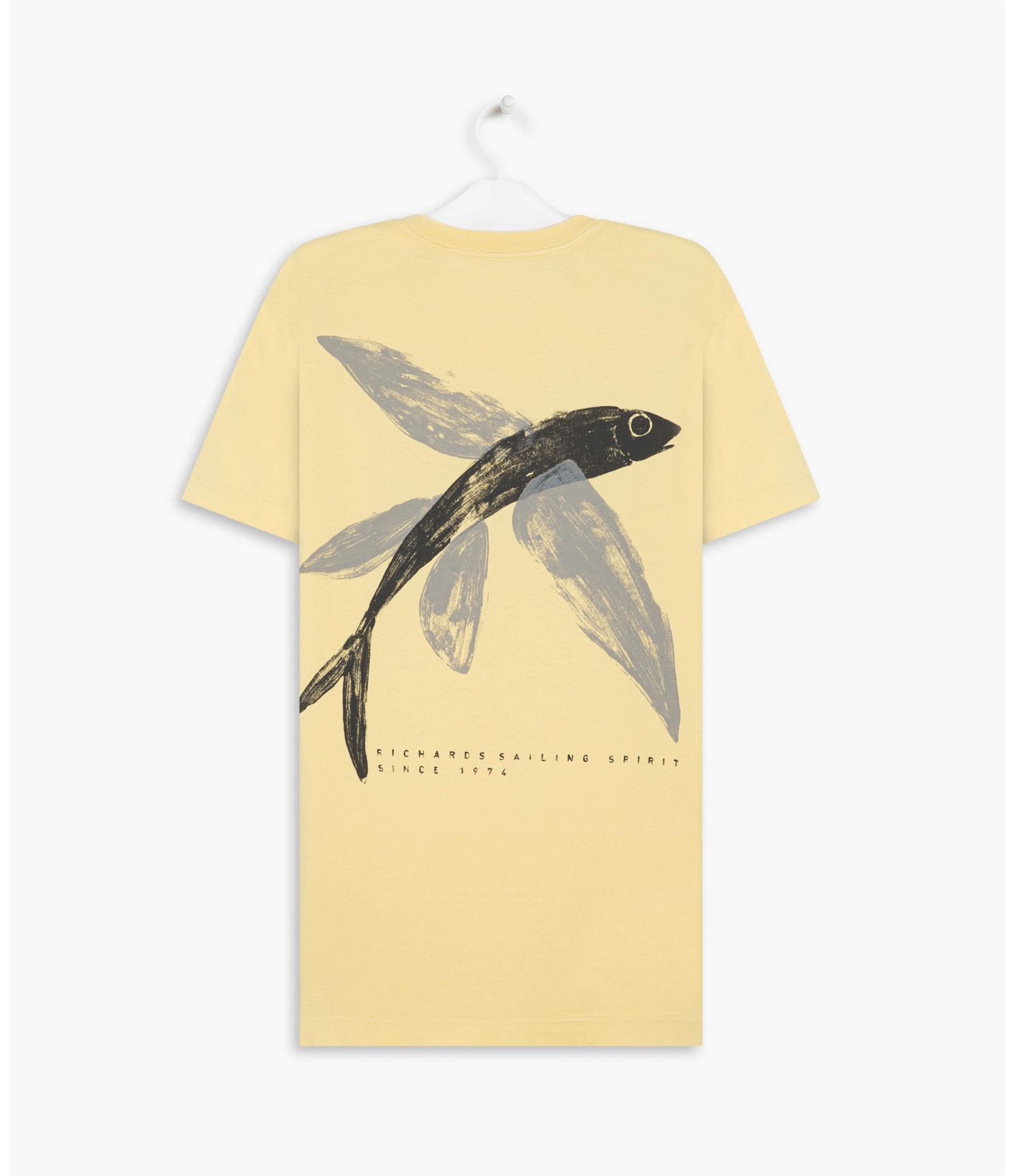 T-Shirt Mm Fish Betta Amarelo Claro