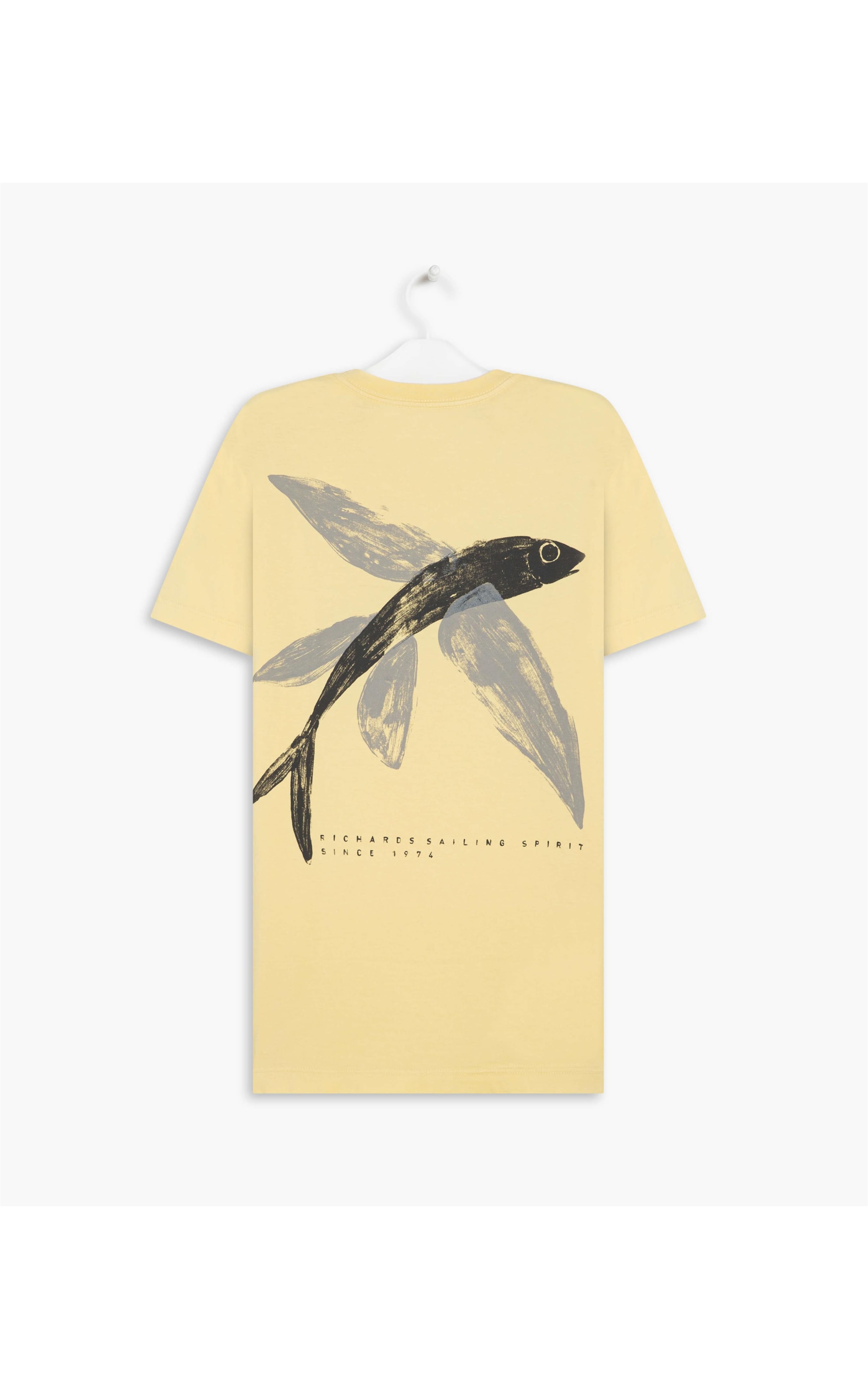 T-Shirt Mm Fish Betta Amarelo Claro