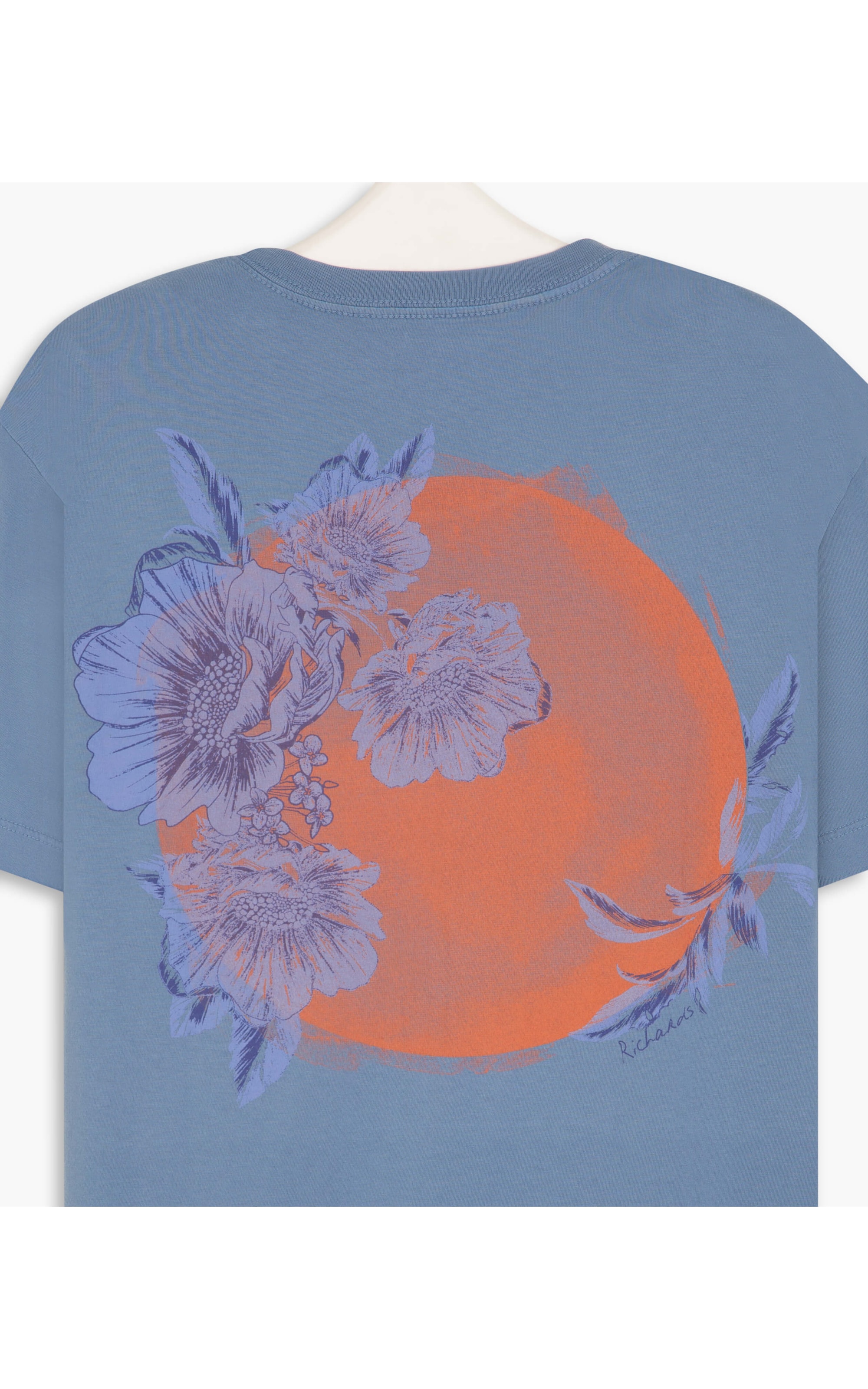 T-Shirt Mm Flower Sun Azul Bic