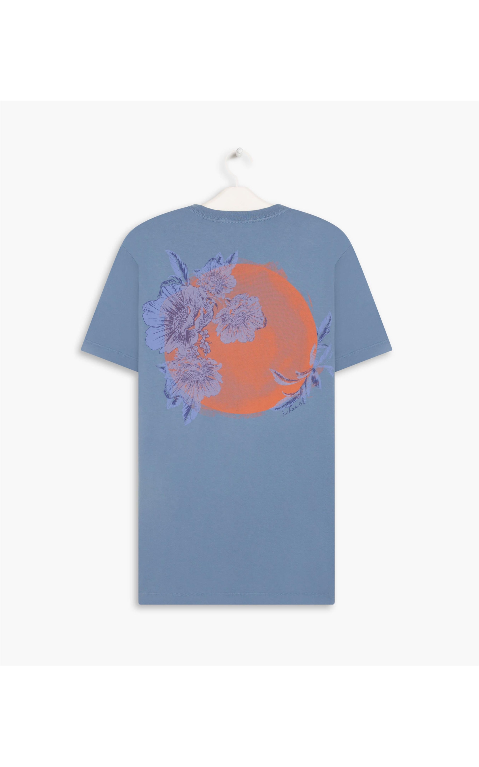 T-Shirt Mm Flower Sun Azul Bic