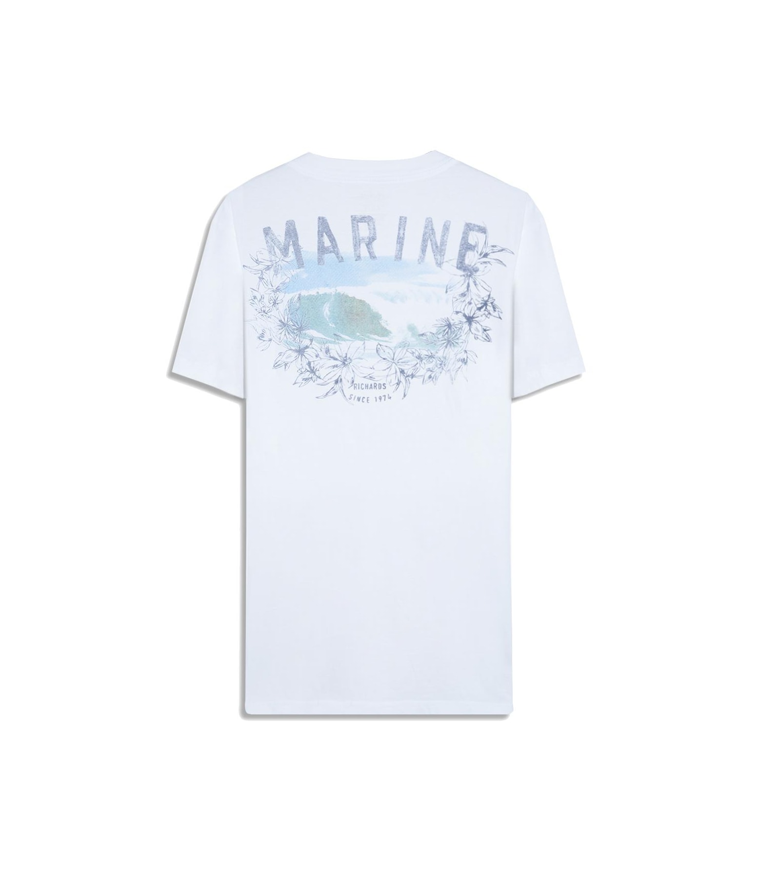 T-Shirt Mm Gd Barquinho Costas Bf Branco