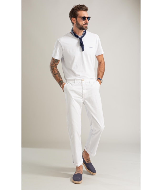 T-Shirt Mm Gd Barquinho Costas Bf Branco