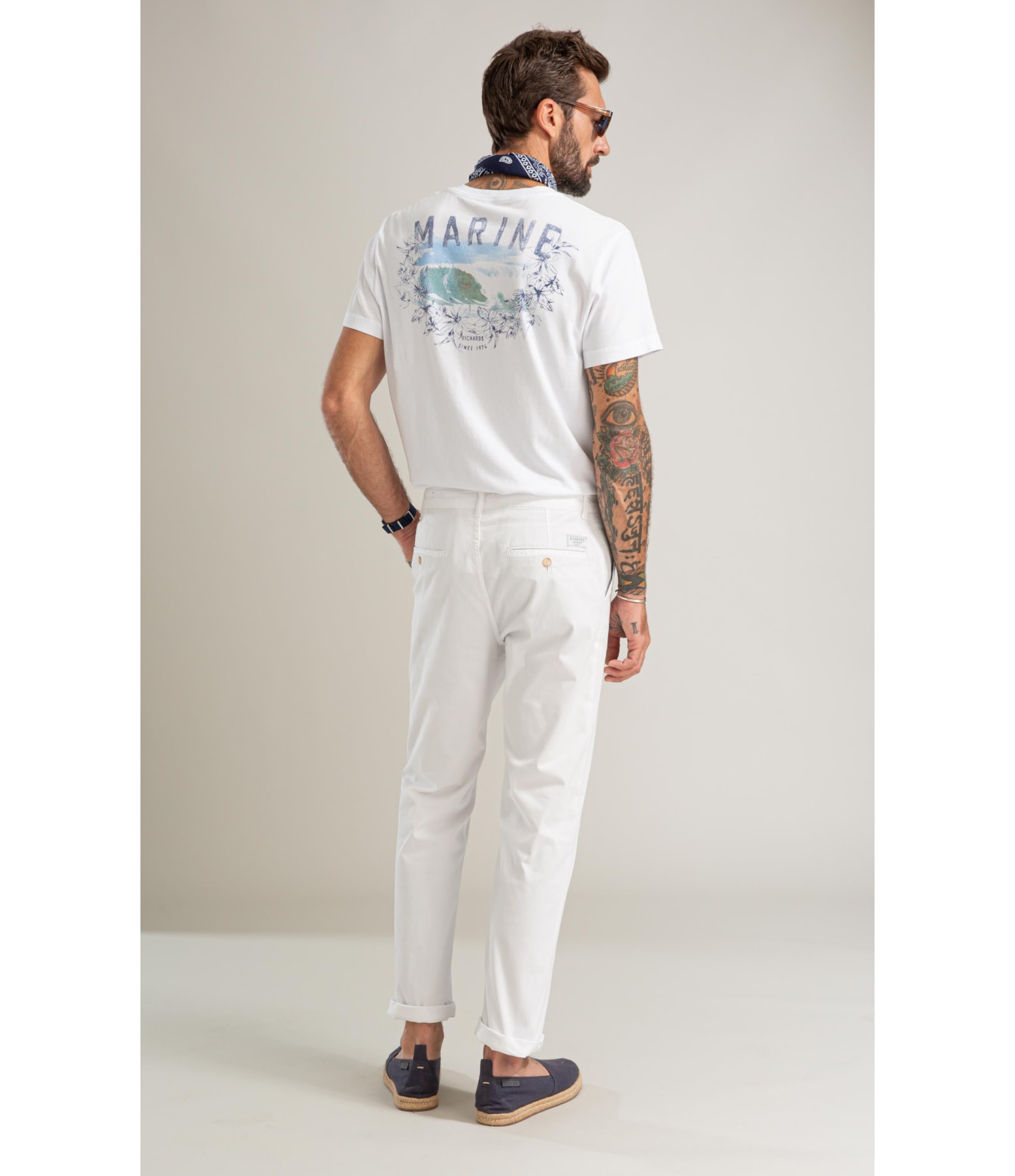 T-Shirt Mm Gd Barquinho Costas Bf Branco