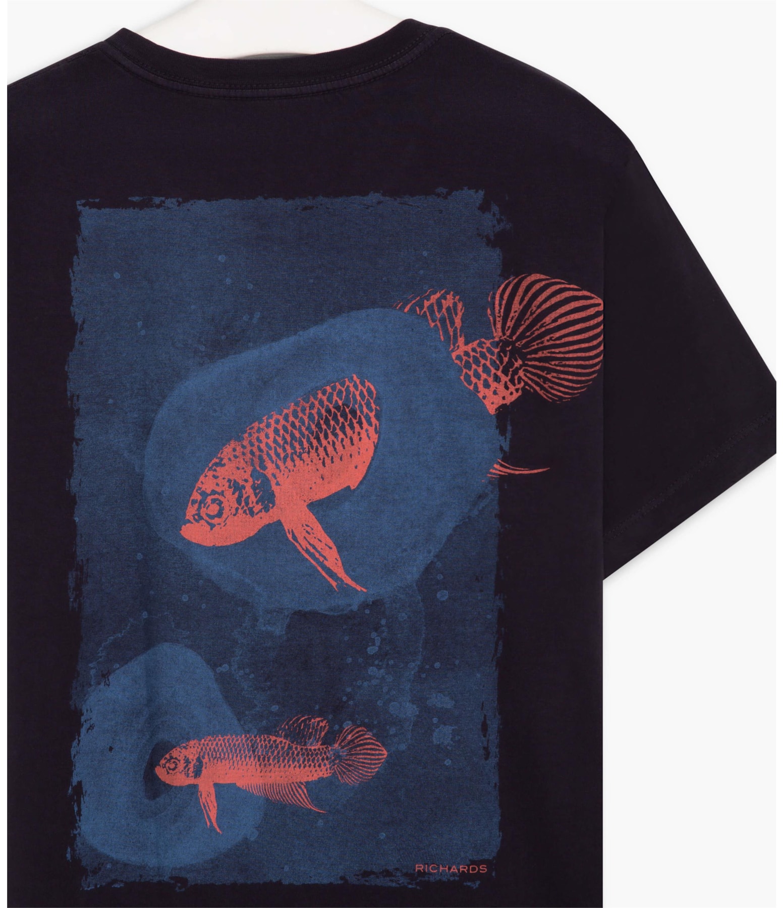 T-Shirt Mm Gd Fish Pass Dark Navy