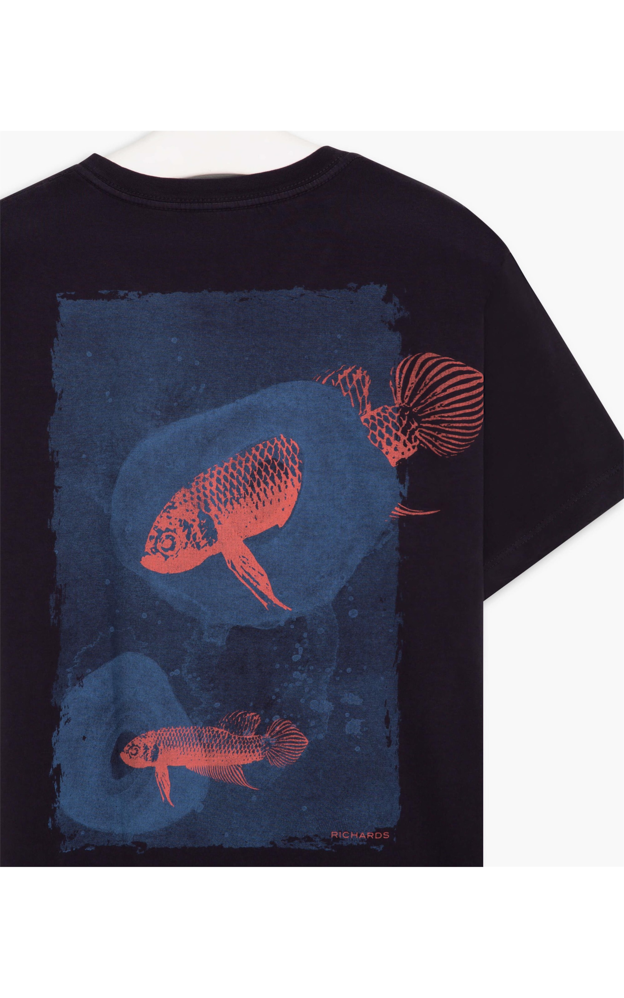 T-Shirt Mm Gd Fish Pass Dark Navy