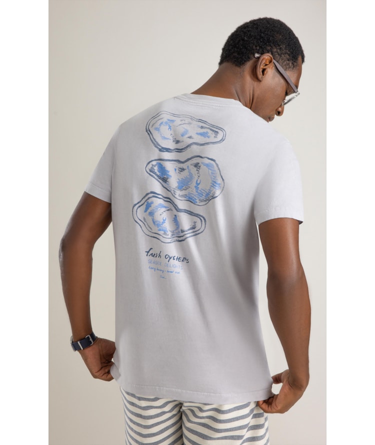 T-Shirt Mm Gd Fresh Oyester Costas Bf Niquel