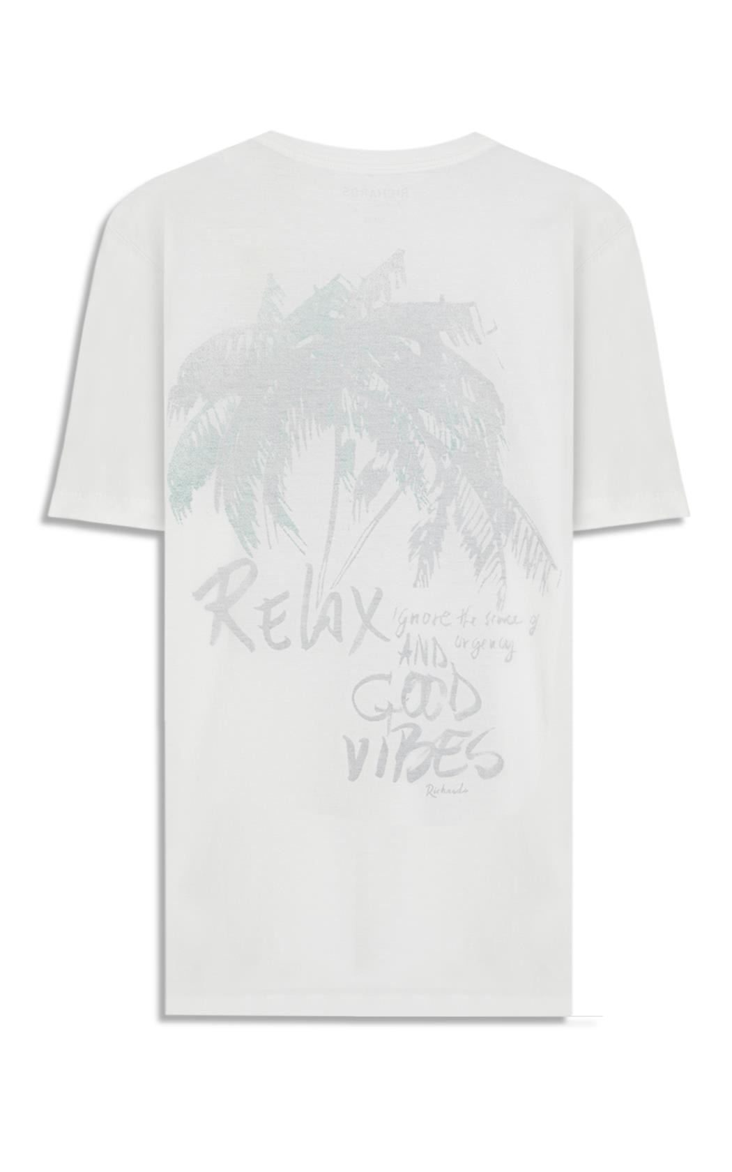 T-Shirt Mm Gd Good Vibes Branco