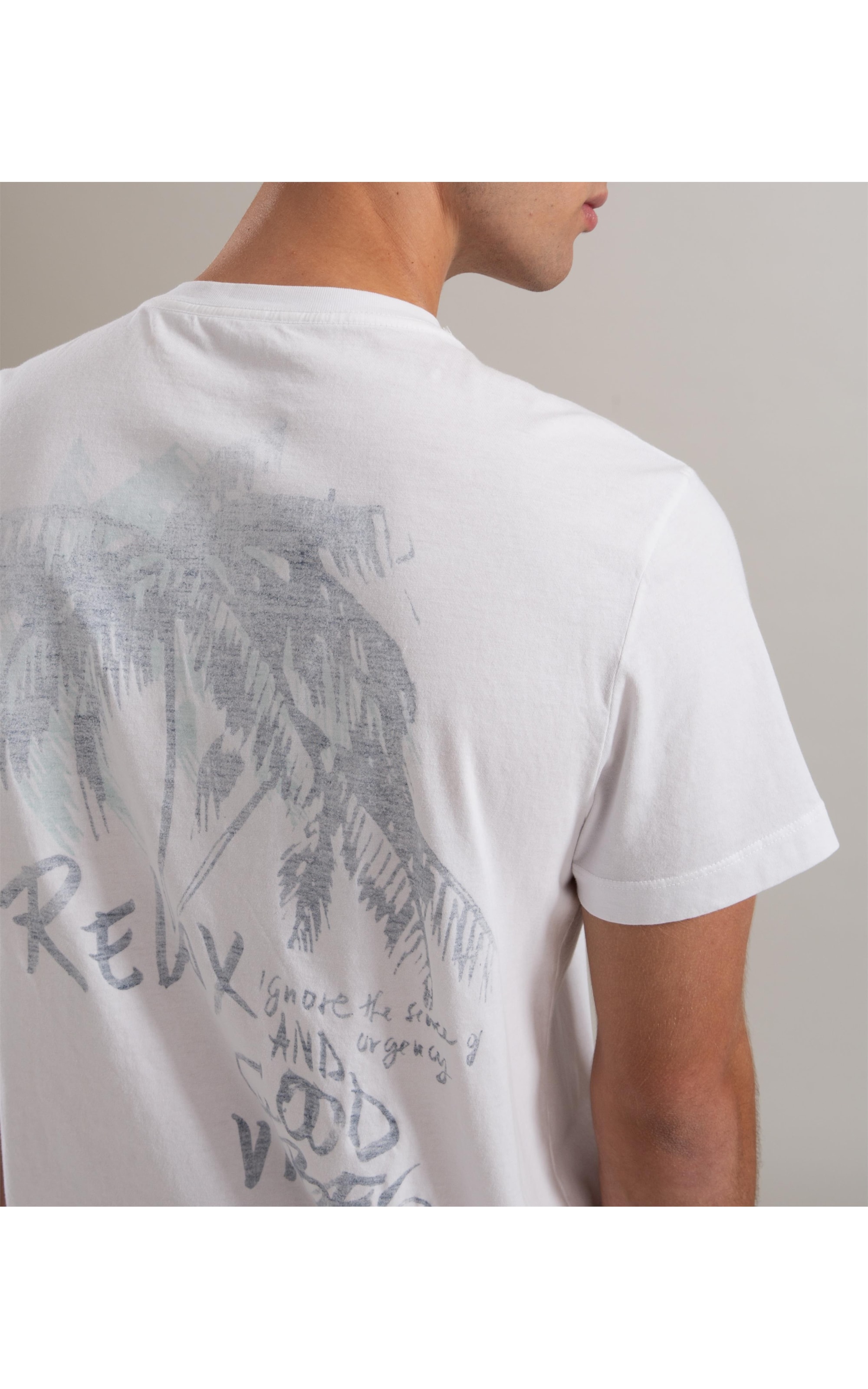 T-Shirt Mm Gd Good Vibes Branco
