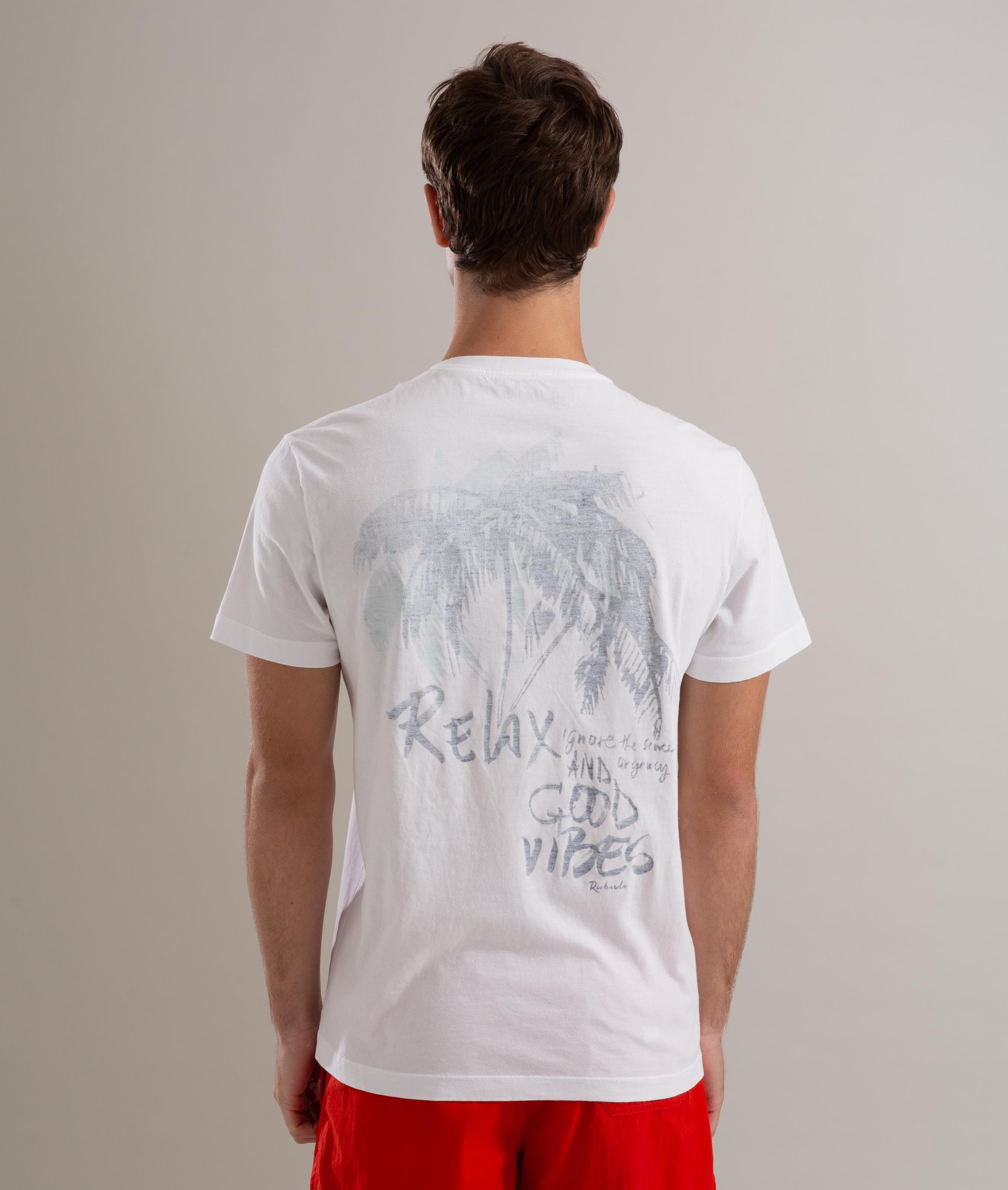 T-Shirt Mm Gd Good Vibes Branco