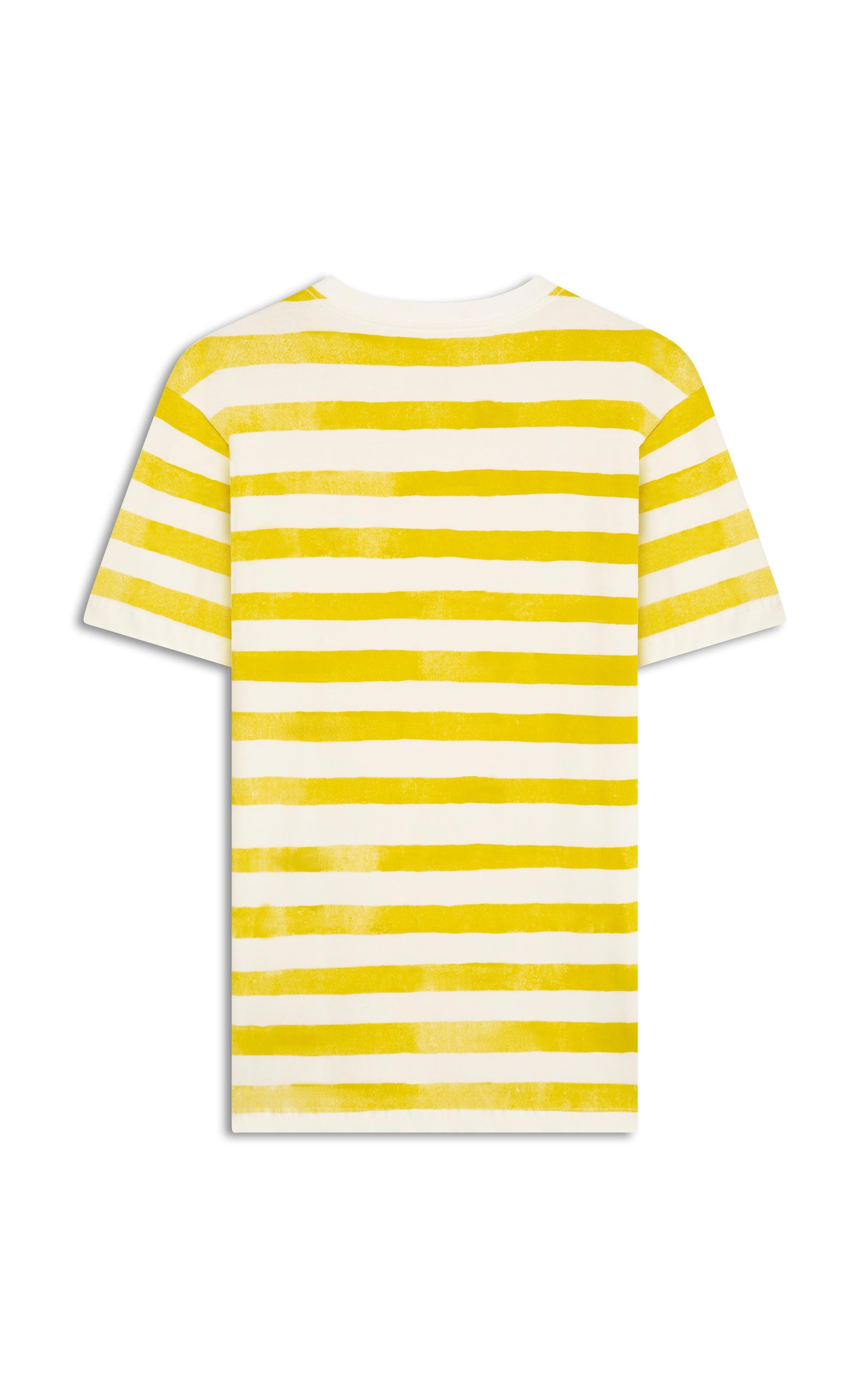 T-Shirt Mm Gd Listrada New Bf Mostarda