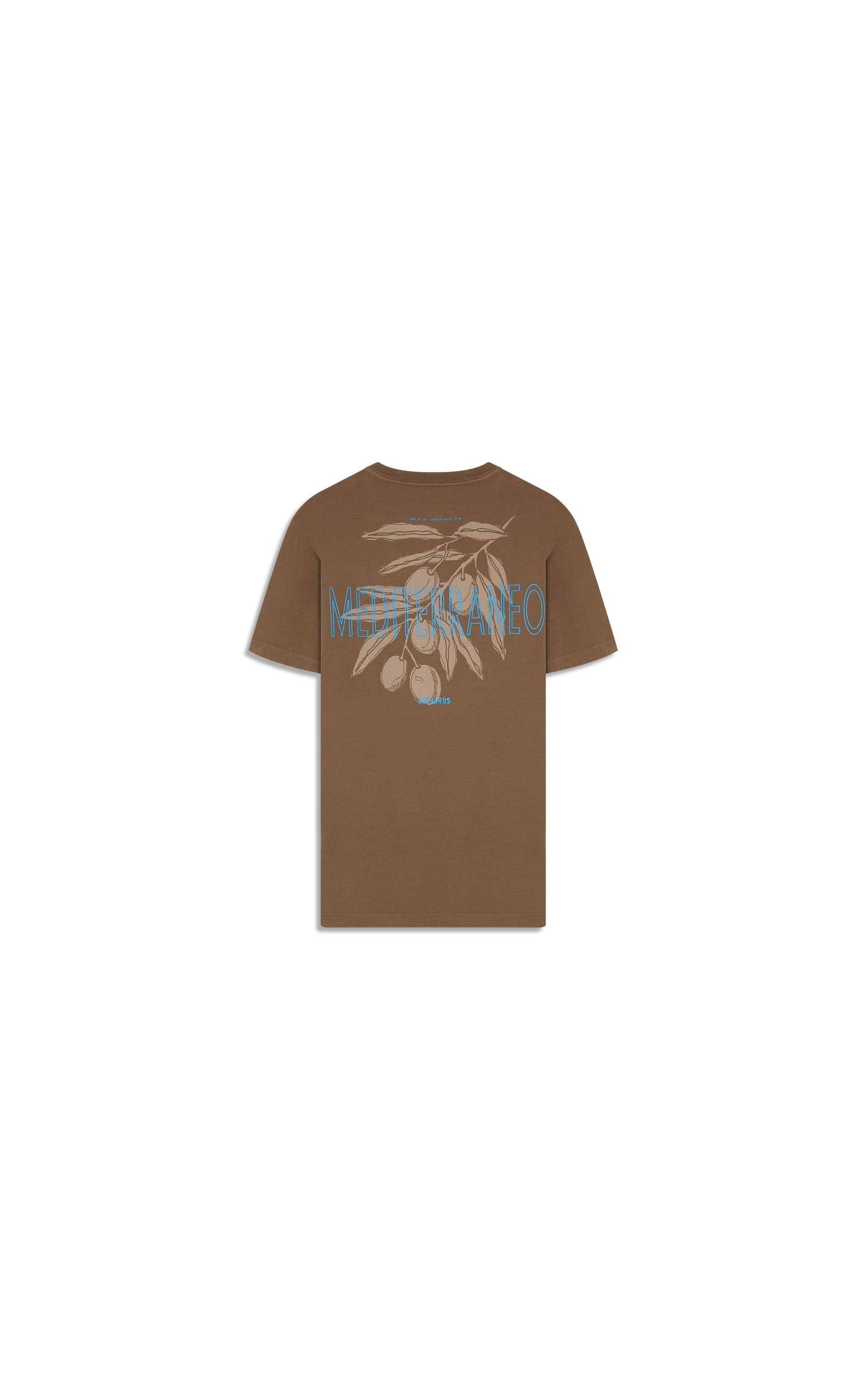 T-Shirt Mm Gd Mediterraneo Cta Tabaco