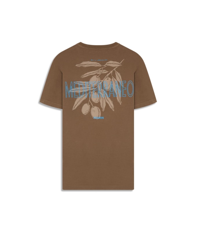 T-Shirt Mm Gd Mediterraneo Cta Tabaco
