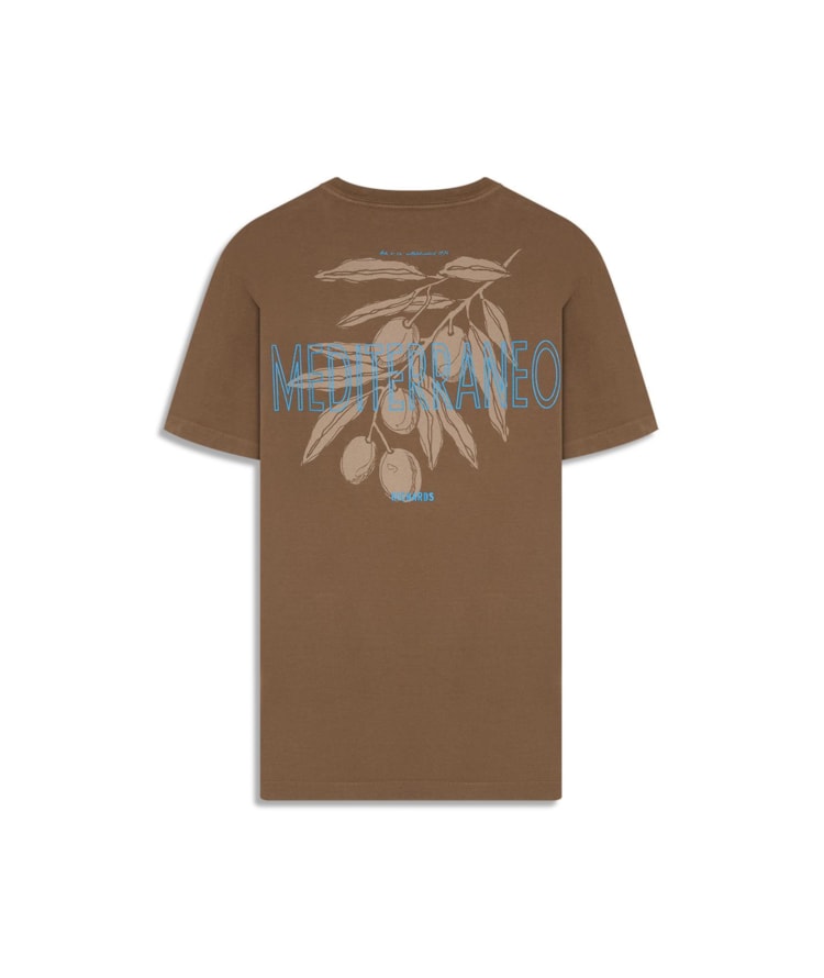 T-Shirt Mm Gd Mediterraneo Cta Tabaco