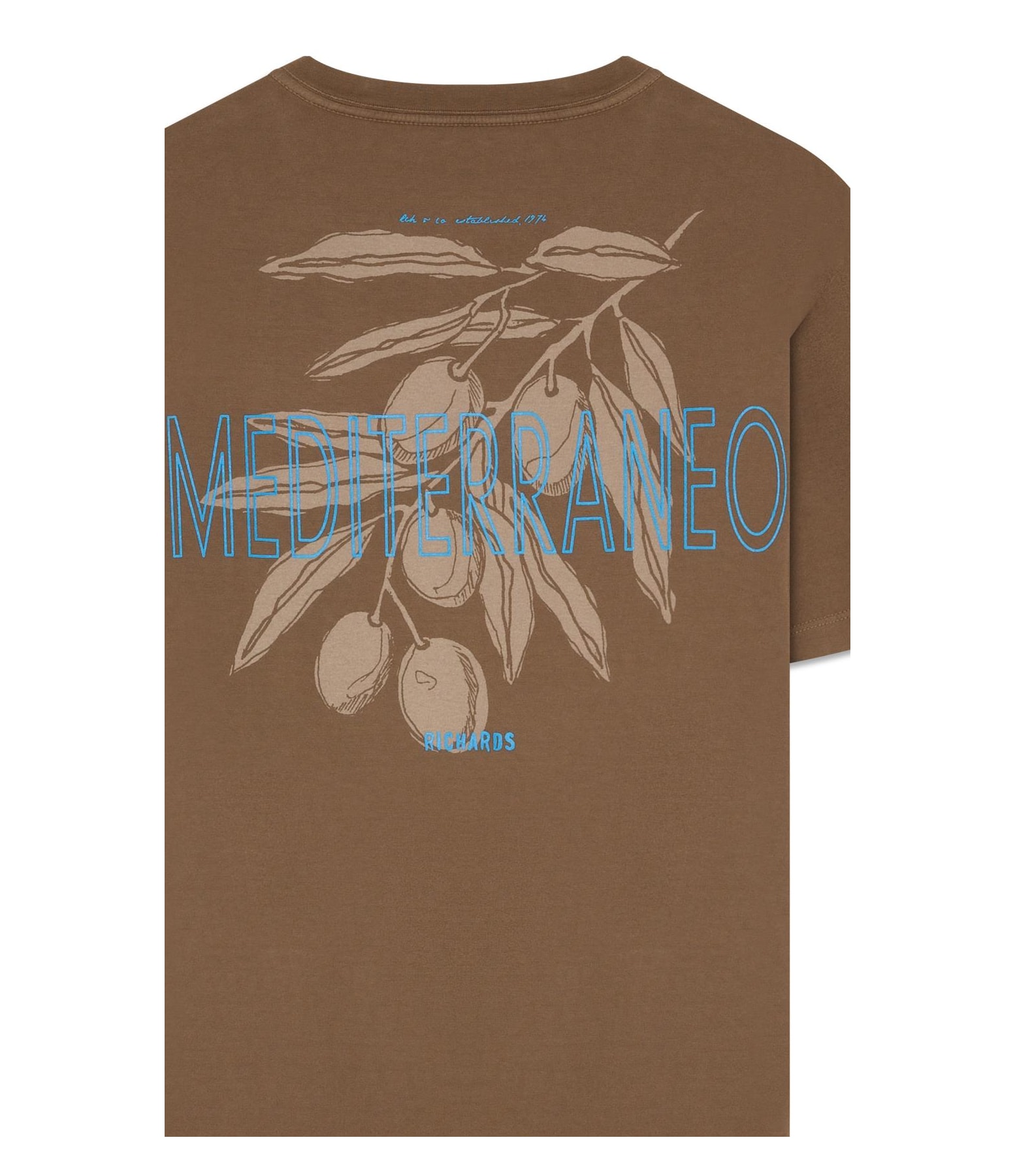 T-Shirt Mm Gd Mediterraneo Cta Tabaco