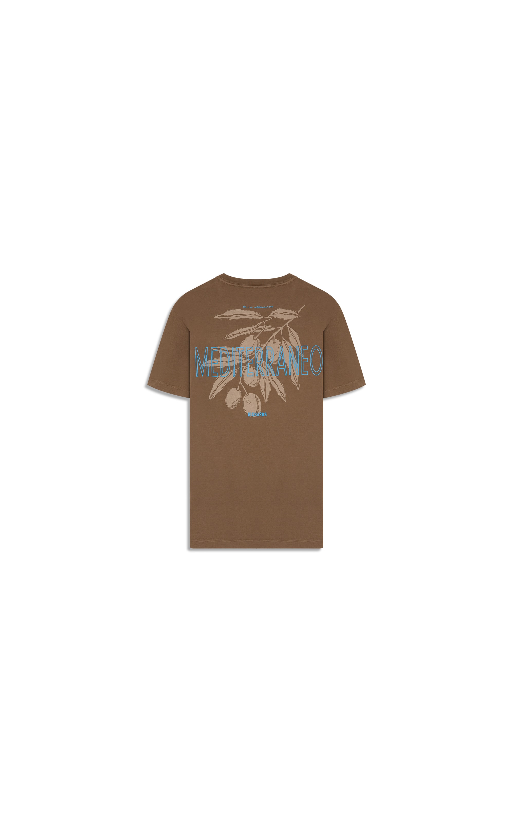 T-Shirt Mm Gd Mediterraneo Cta Tabaco