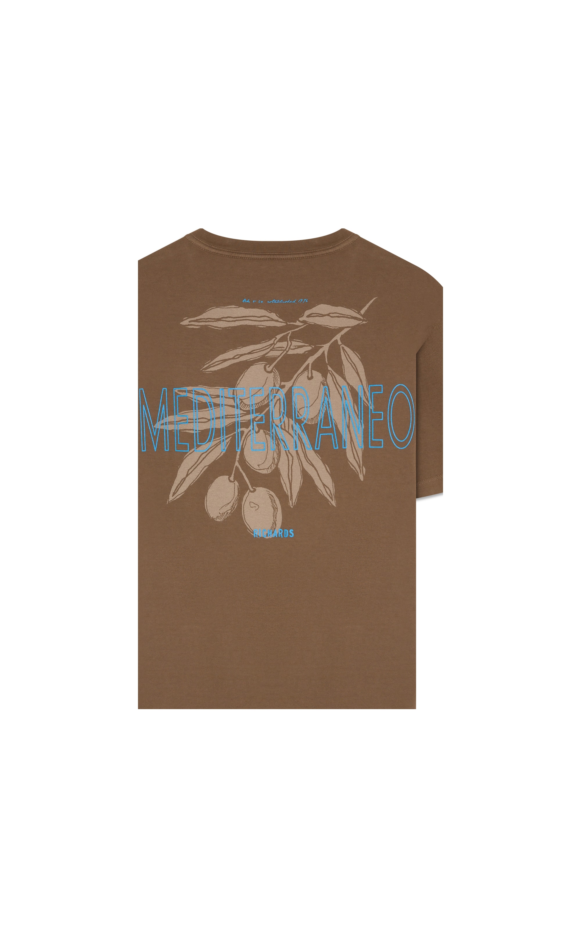 T-Shirt Mm Gd Mediterraneo Cta Tabaco