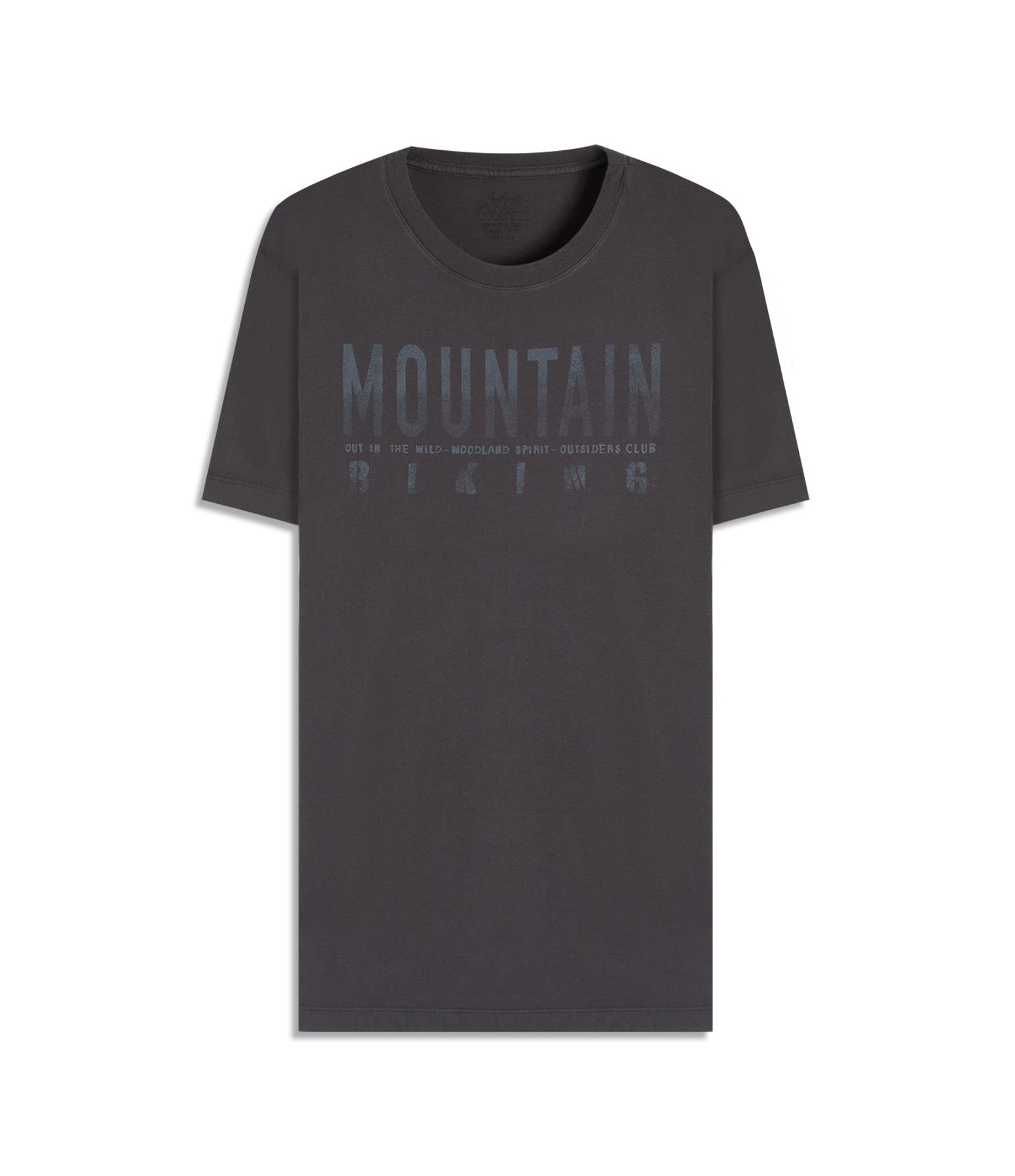 T-Shirt Mm Gd Mountain Biking Frente Plumbo