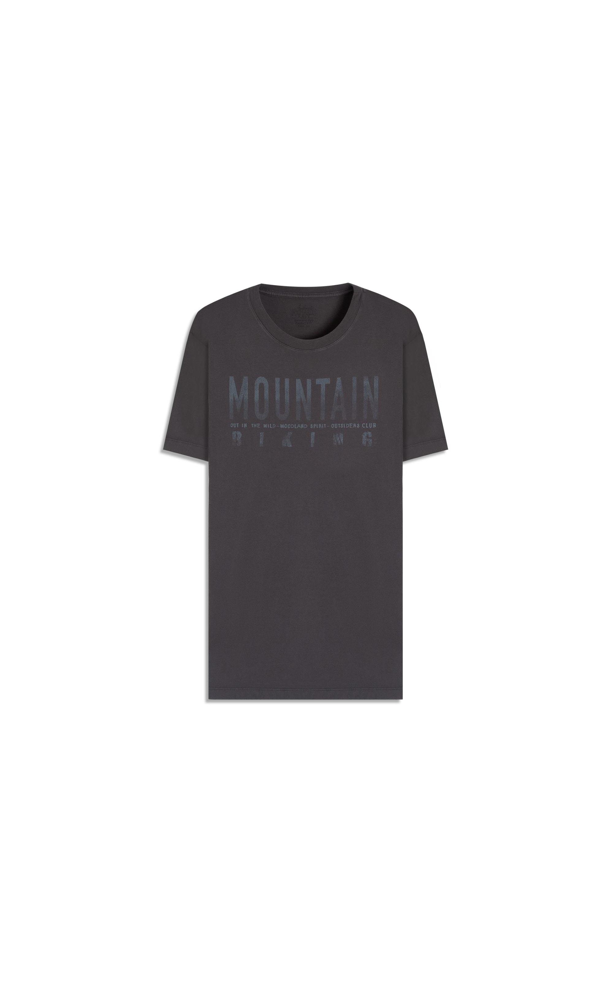 T-Shirt Mm Gd Mountain Biking Frente Plumbo