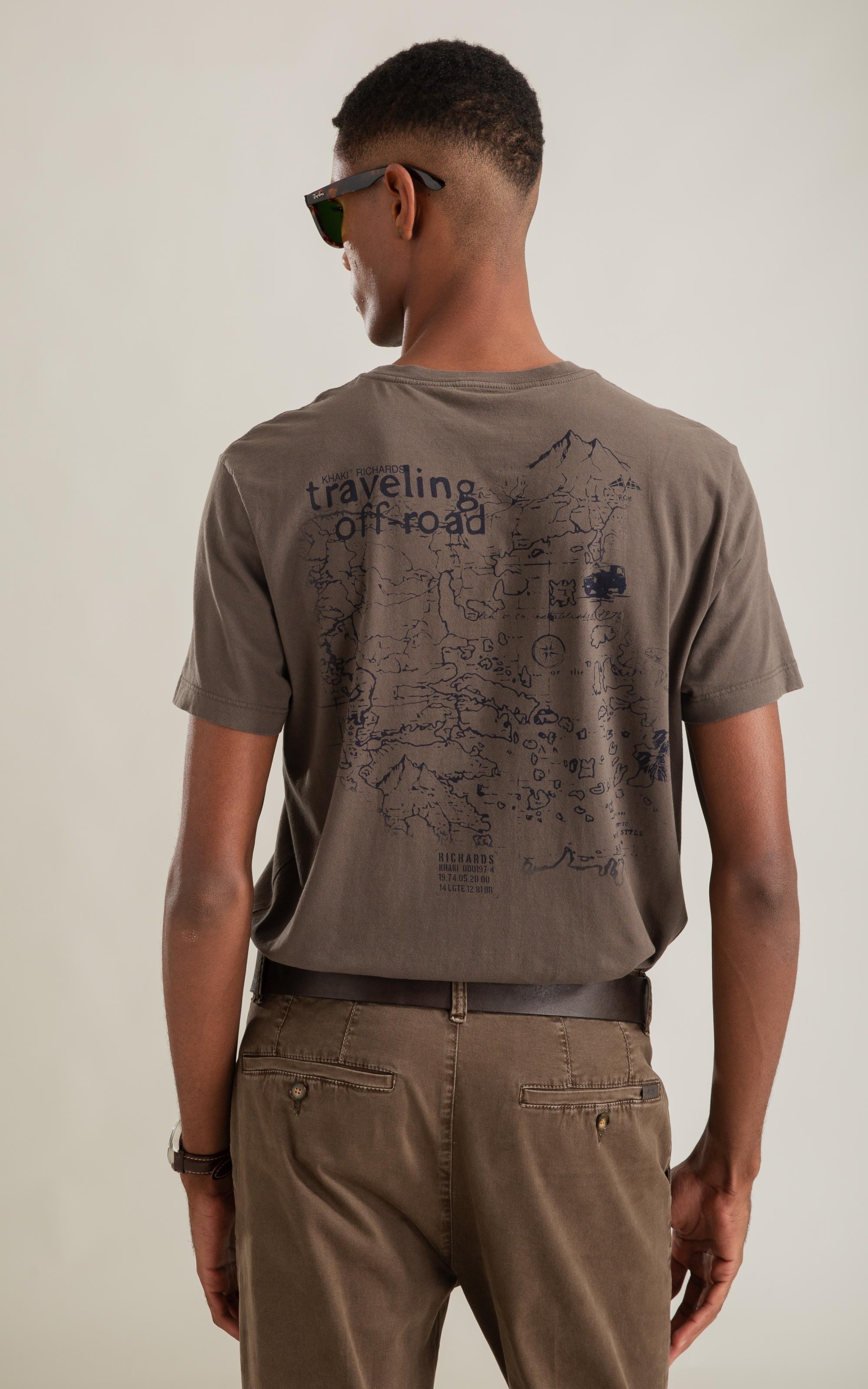 T-Shirt Mm Gd Off-Road Costas Tabaco