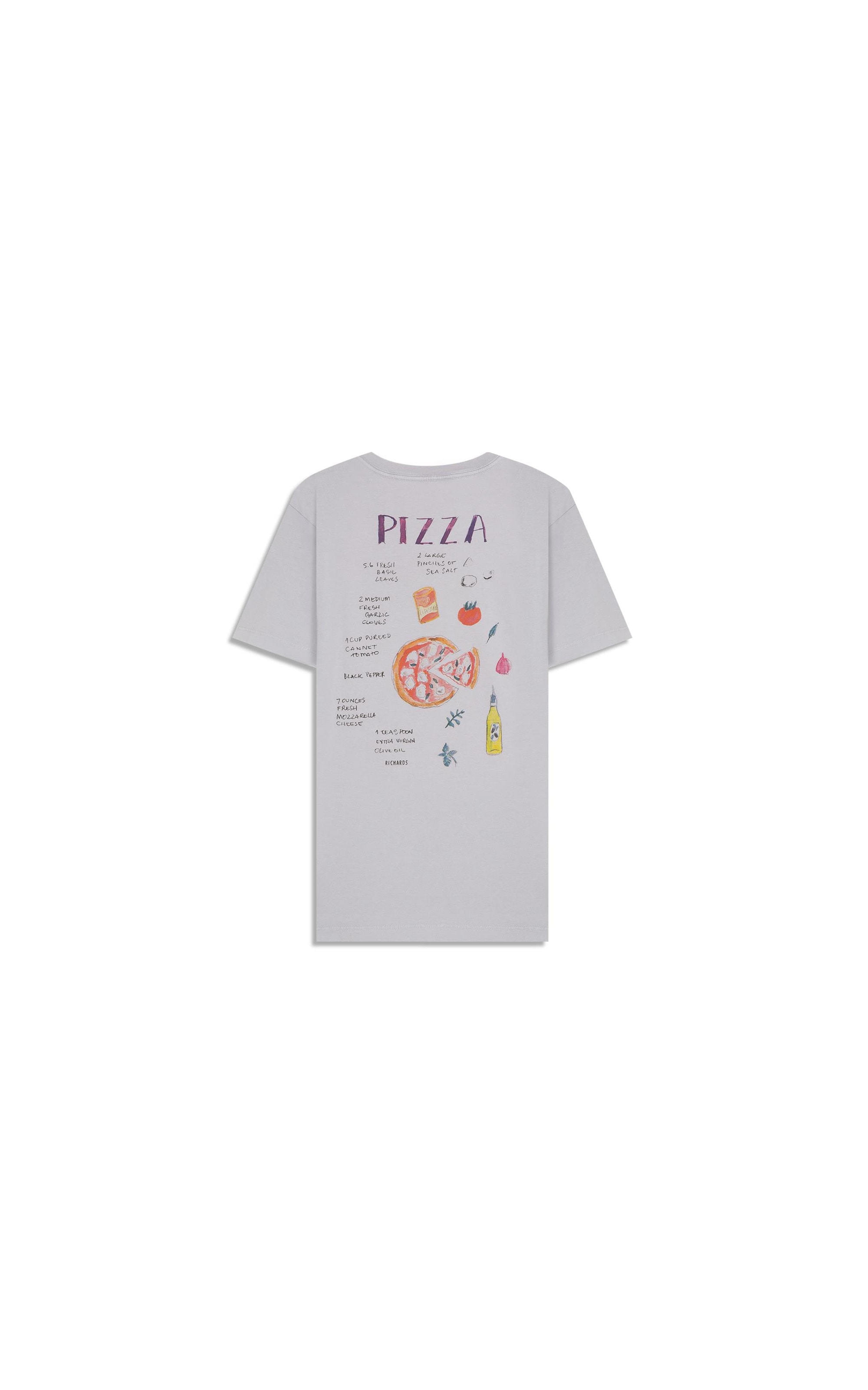 T-Shirt Mm Gd Pizza Cta Blue Vintage